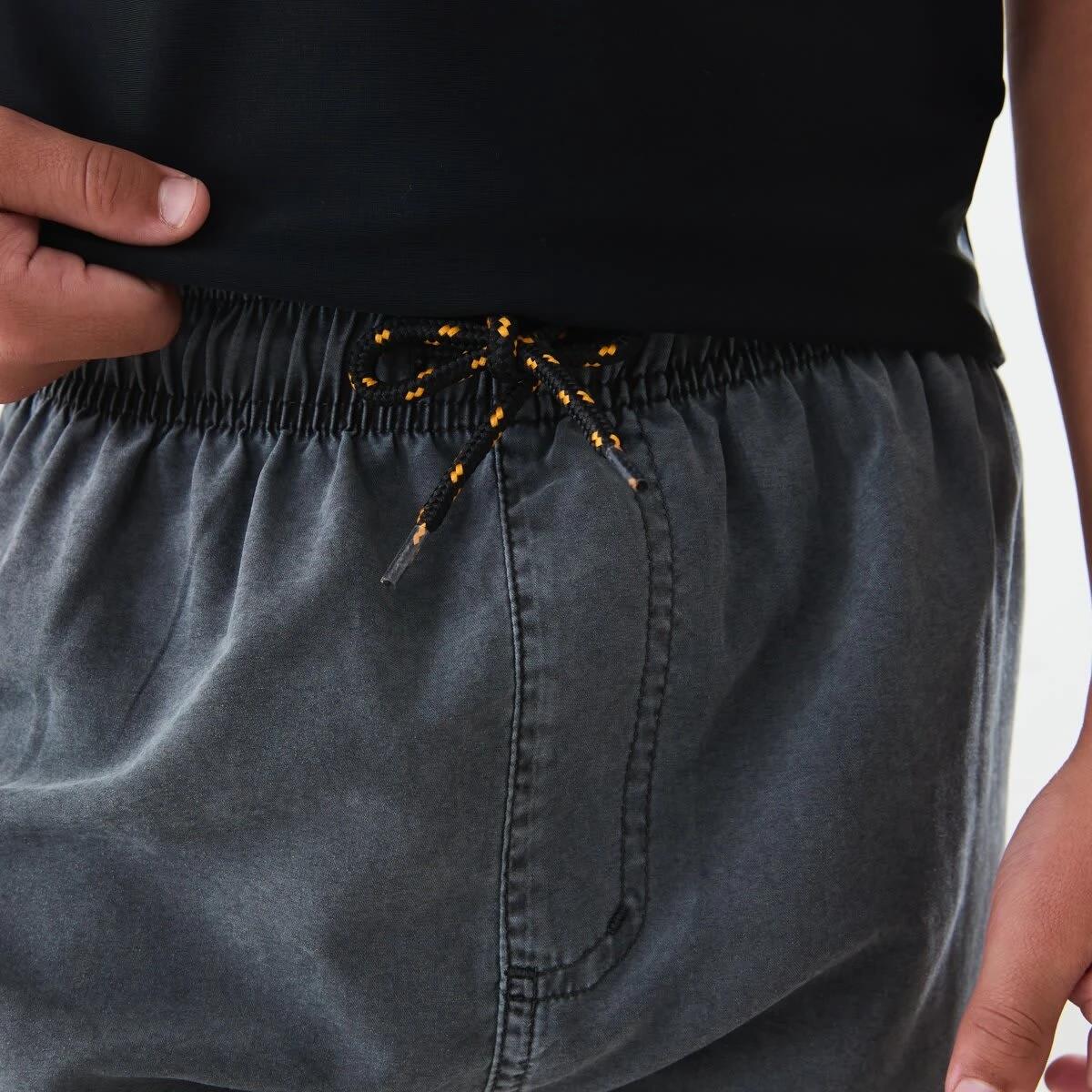 3 Washed Boardshorts BLACK, 3 of 6