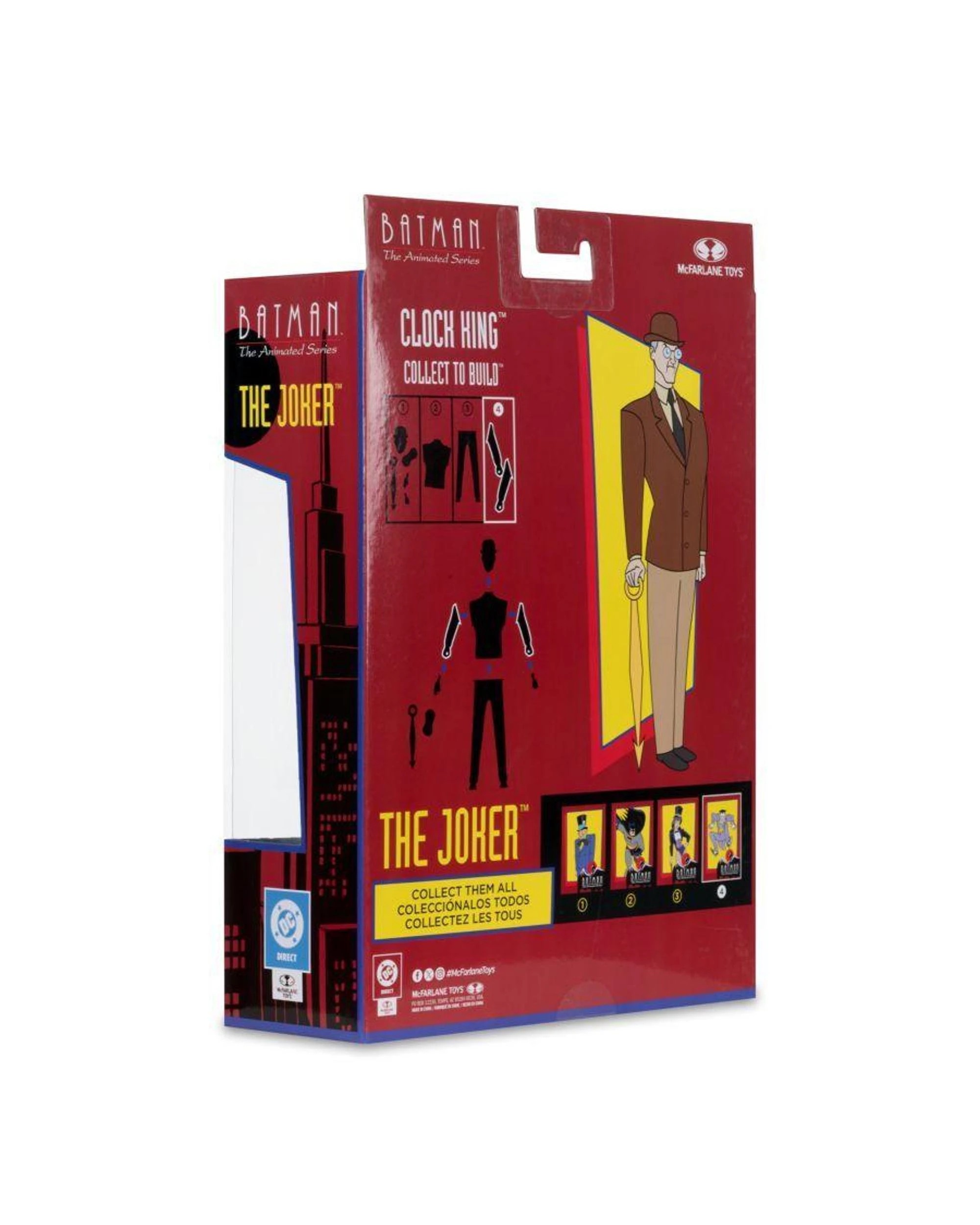 9 McFarlane DC Direct Batman the Animated Series The Joker Build-A 6 inch Figure, 9 of 9