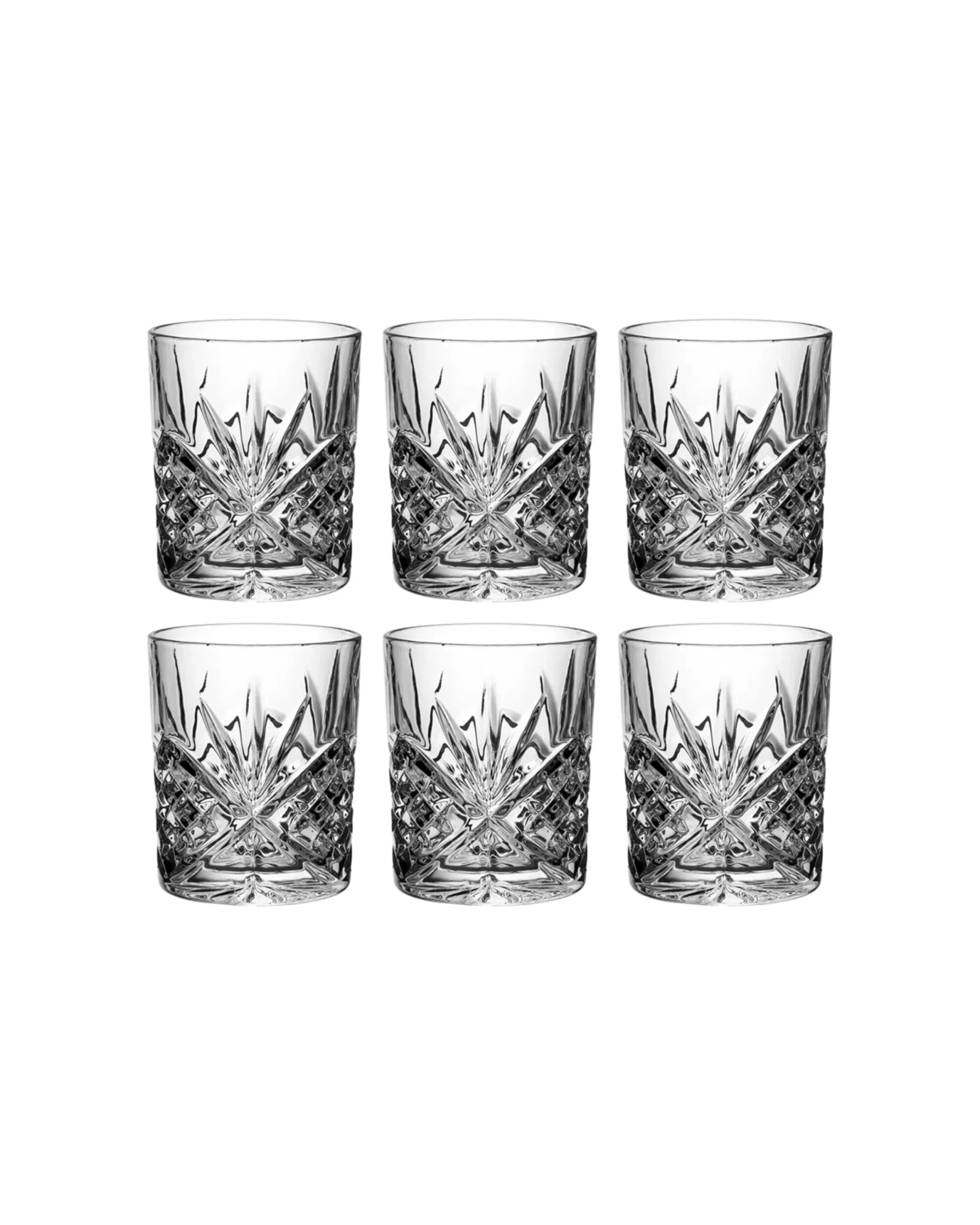 1 Crown 6PK Symphony Old Fashioned Tumbler Drinkware 320mL - Clear, 1 of 3