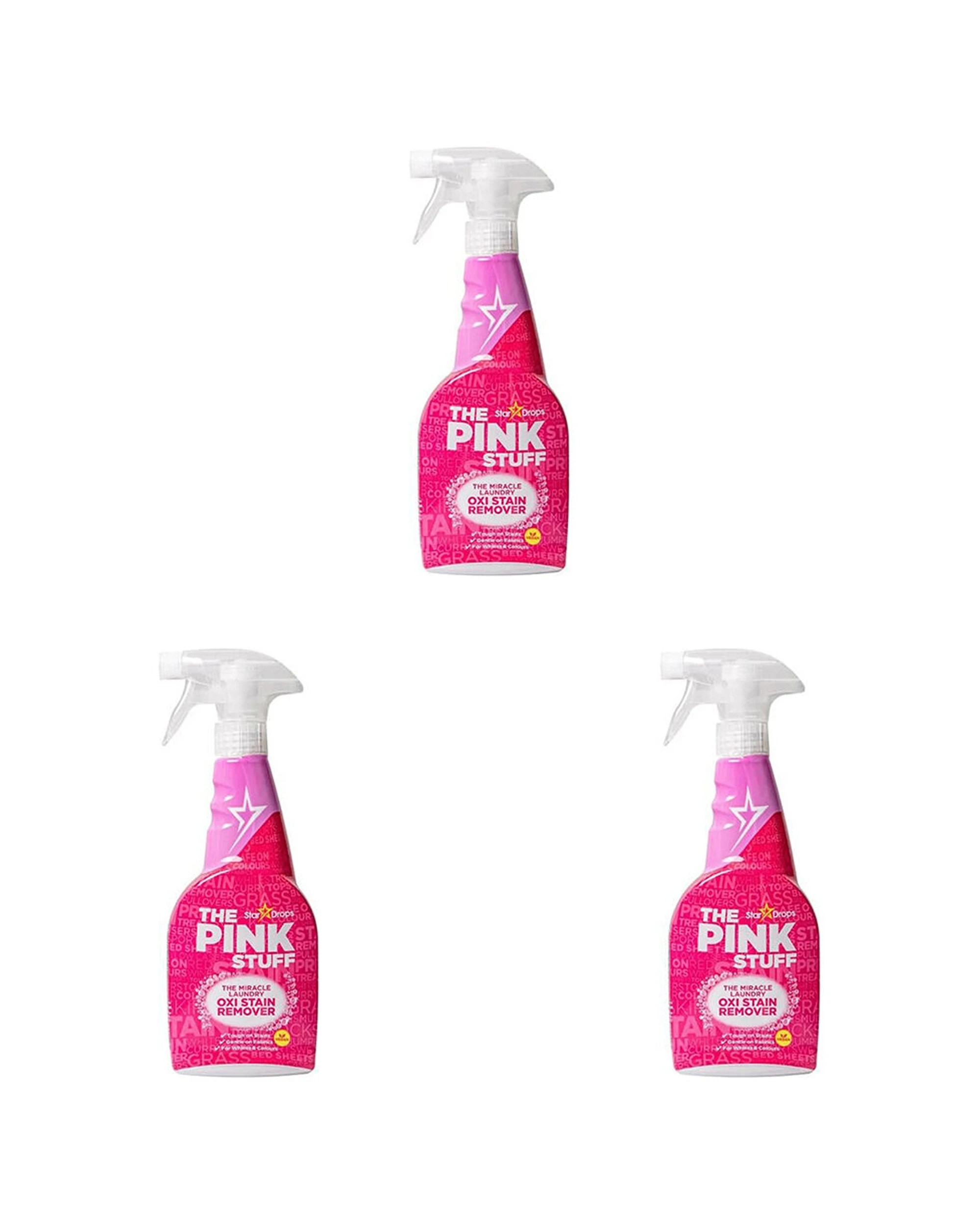 1 The Stuff 3PK Oxi Stain Remover Spray Fabric Laundry Cleaner 500ml - Multi, 1 of 1