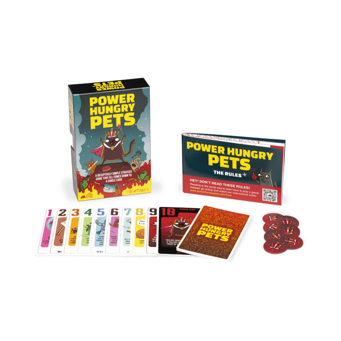 2 Exploding Kittens LLC Power Hungry Pets Card Game, 2 of 5
