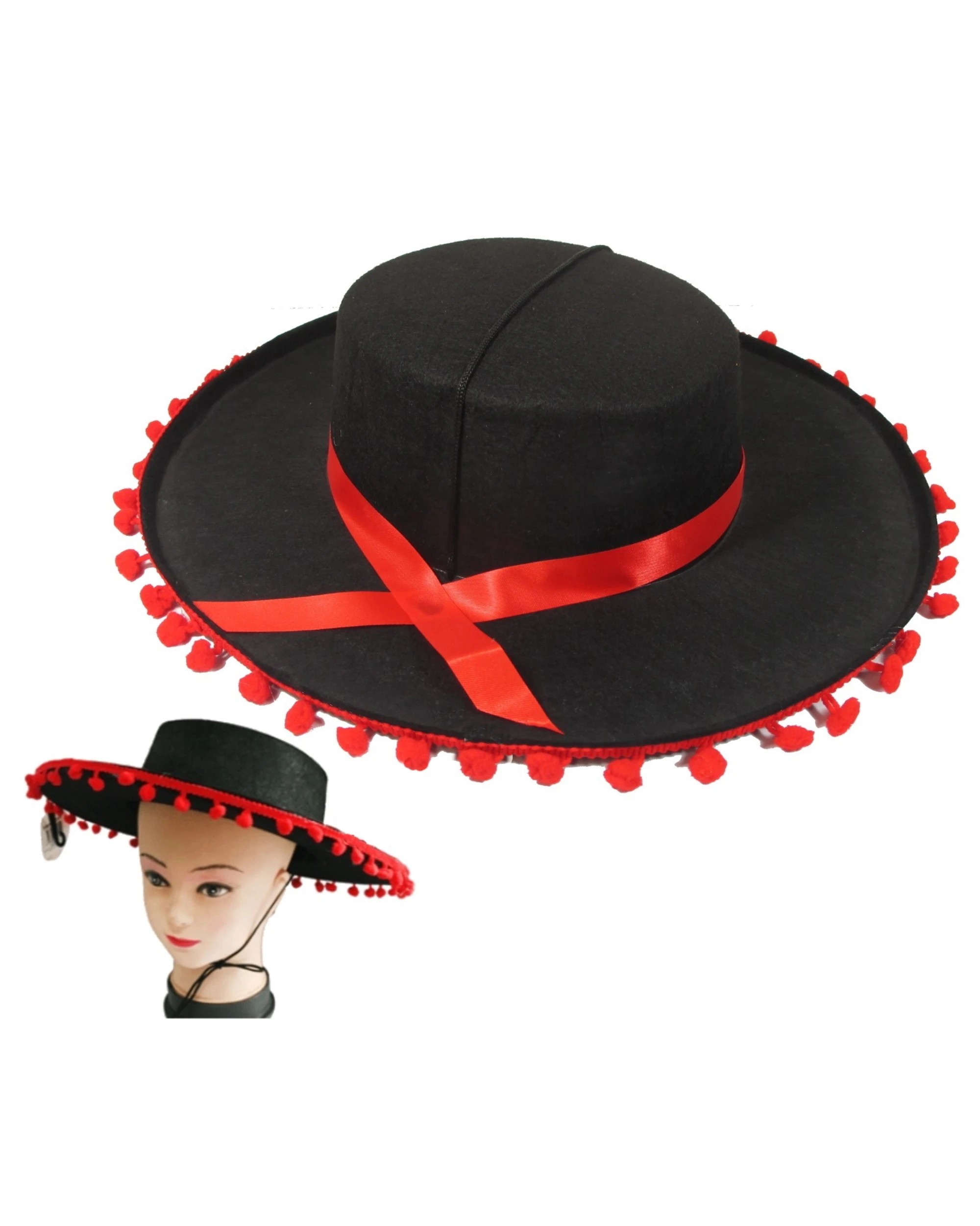1 Oceana Mexican Mariachi Hat - Black, 1 of 1
