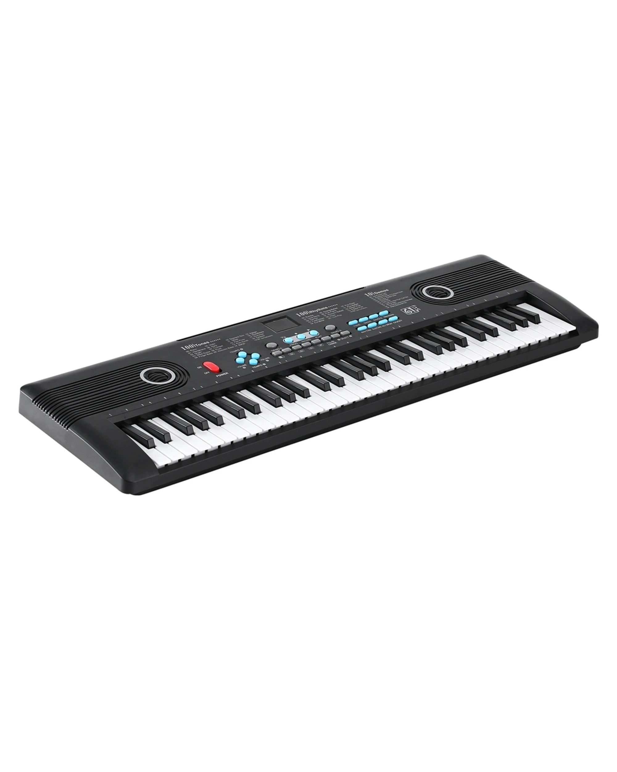 1 Alpha 61-Key Digital Piano Keyboard Electric Beginners Gift - Black, 1 of 7