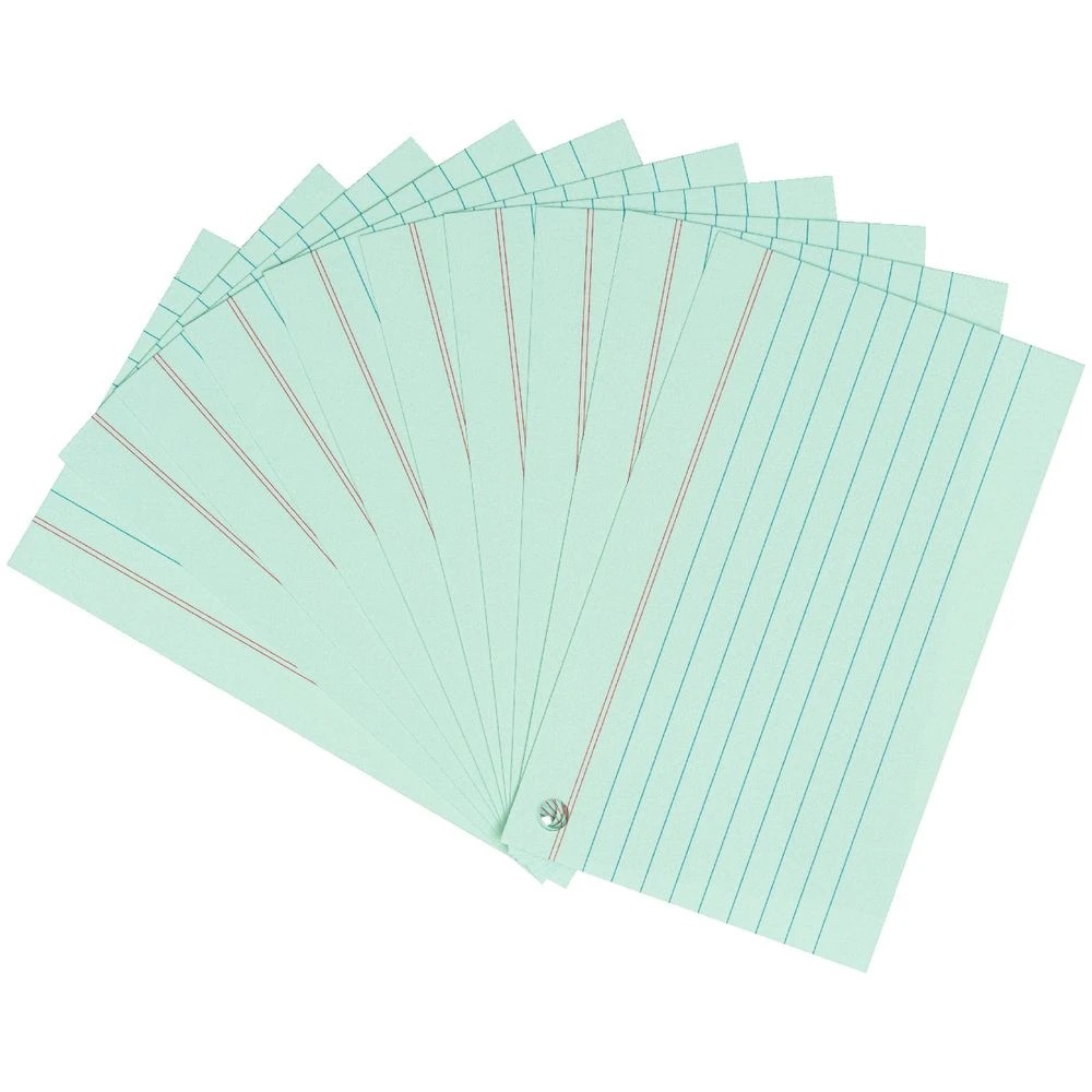 7 Studymate Study Cards Pastel Green 50 Sheets, 7 of 9