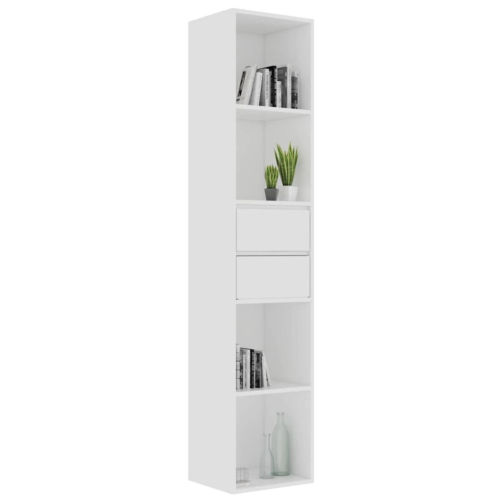 4 vidaXL Book cabinet Ample Storage - White, 4 of 9