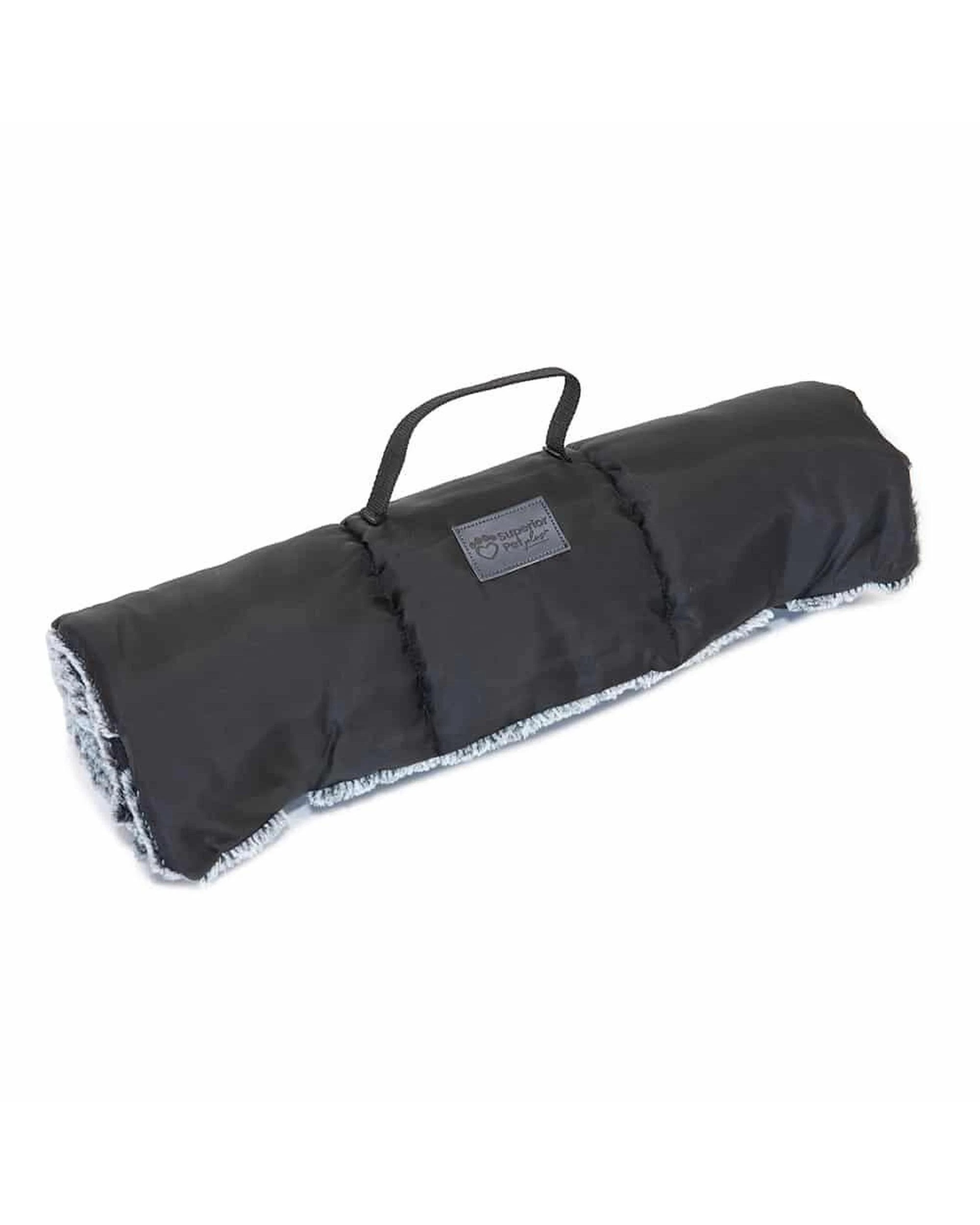 10 Superior Pet Goods Rollup Pet Dog Travel Mat Artic Faux Fur Mini, 10 of 10