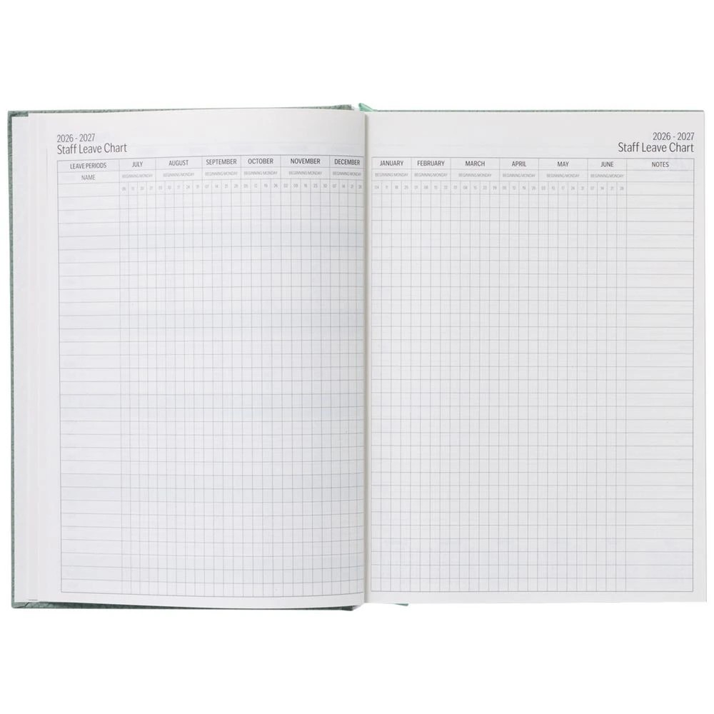 5 J.Burrows A5 Day to Page 2026/27 Pebble Diary Sage, 5 of 7