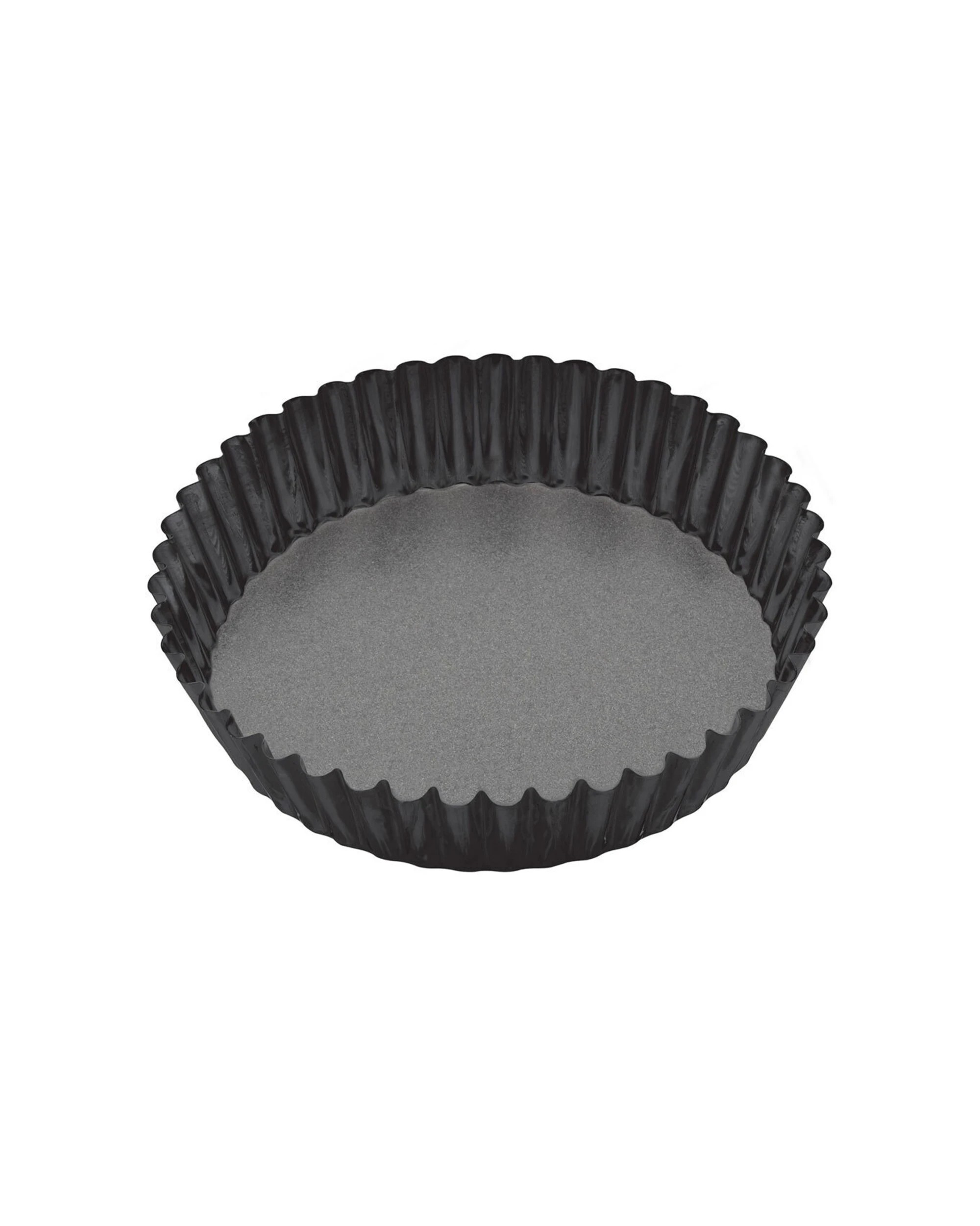 1 Mastercraft 25cm Extra Deep Flan Quiche Pan Heavy Duty Non-Stick - Black, 1 of 3