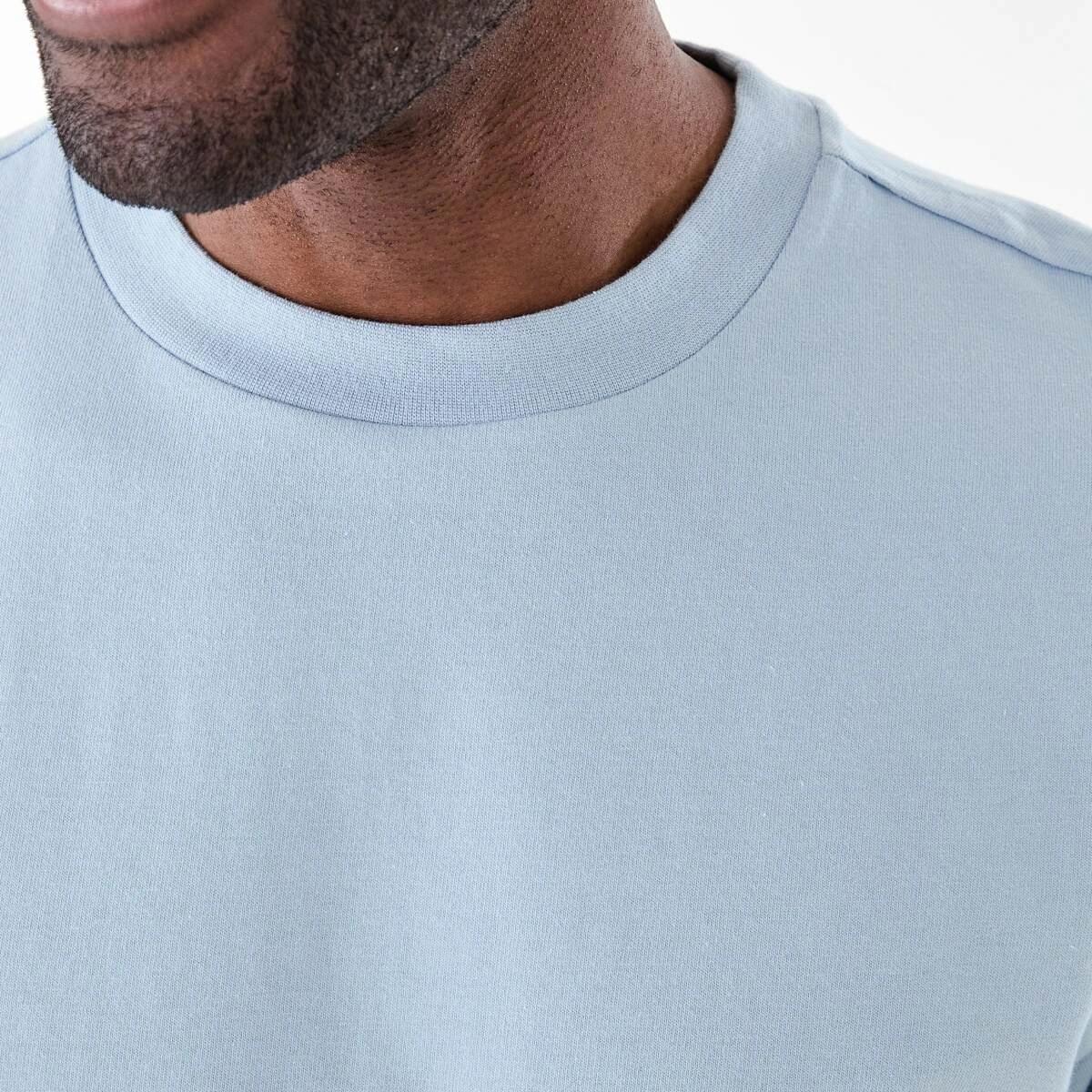 5 Oversized Heavyweight T-shirt FOG BLUE, 5 of 6