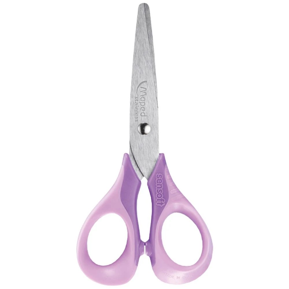 1 Maped Sensoft Scissors 13cm Assorted Pastel, 1 of 6