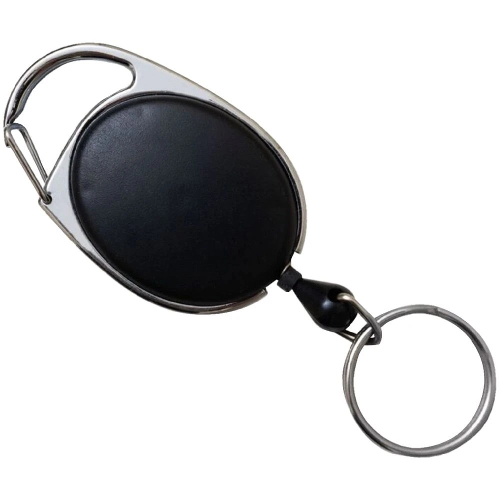 3 J.Burrows Retractable Snaplock Key Holder 5 Pack Black, 3 of 4