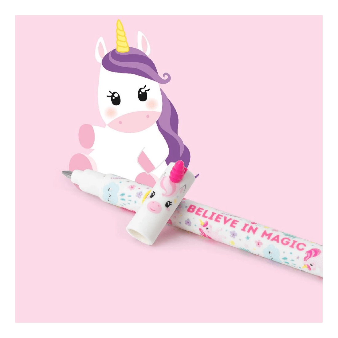 2 Legami Erasable Gel Pen Unicorn Pink, 2 of 5