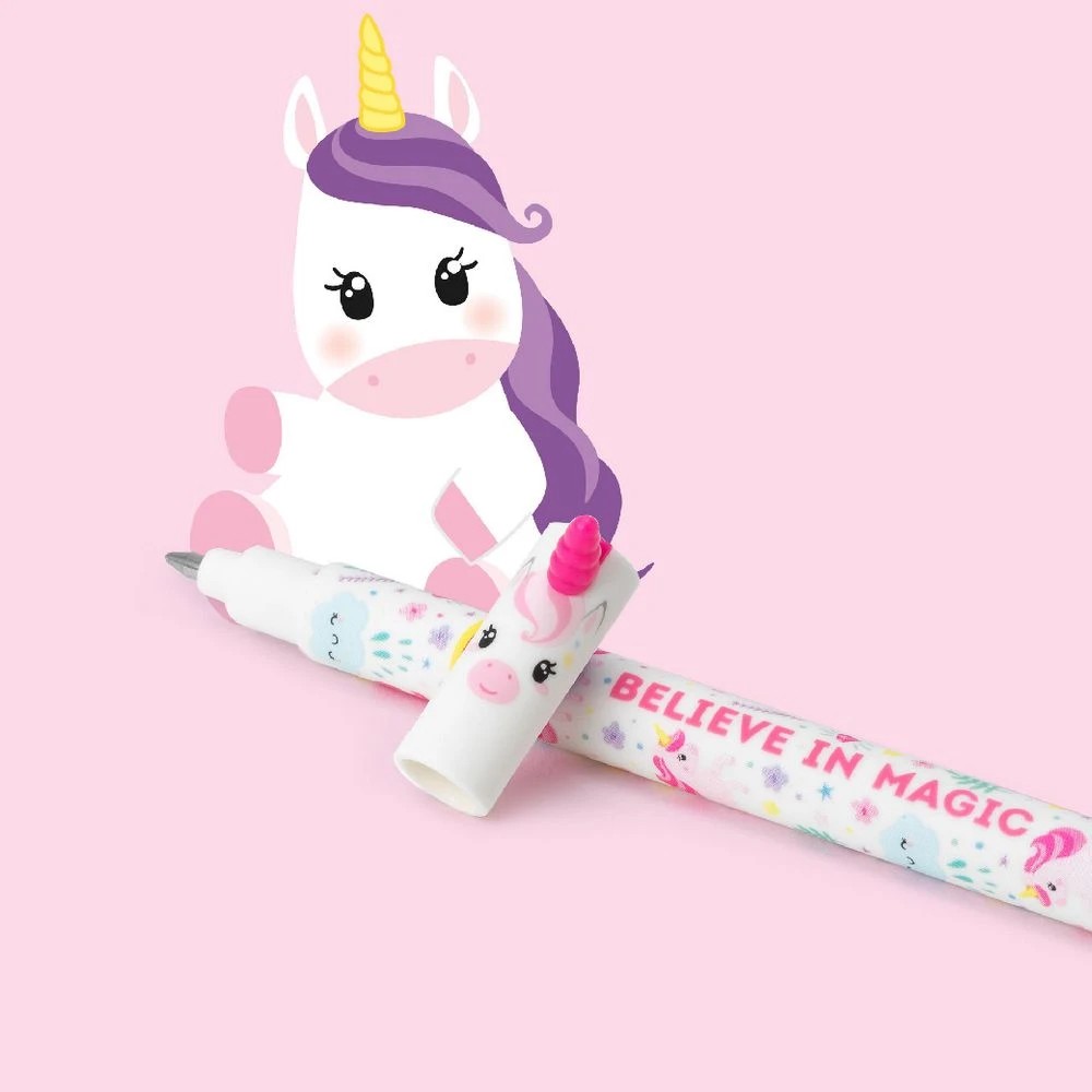 2 Legami Erasable Gel Pen Unicorn Pink, 2 of 5