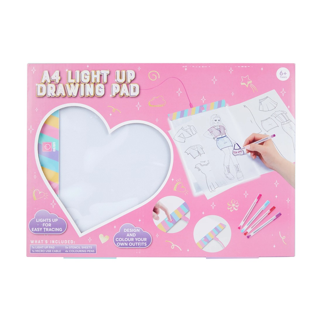 1 A4 Light Up Drawing Pad, 1 of 9