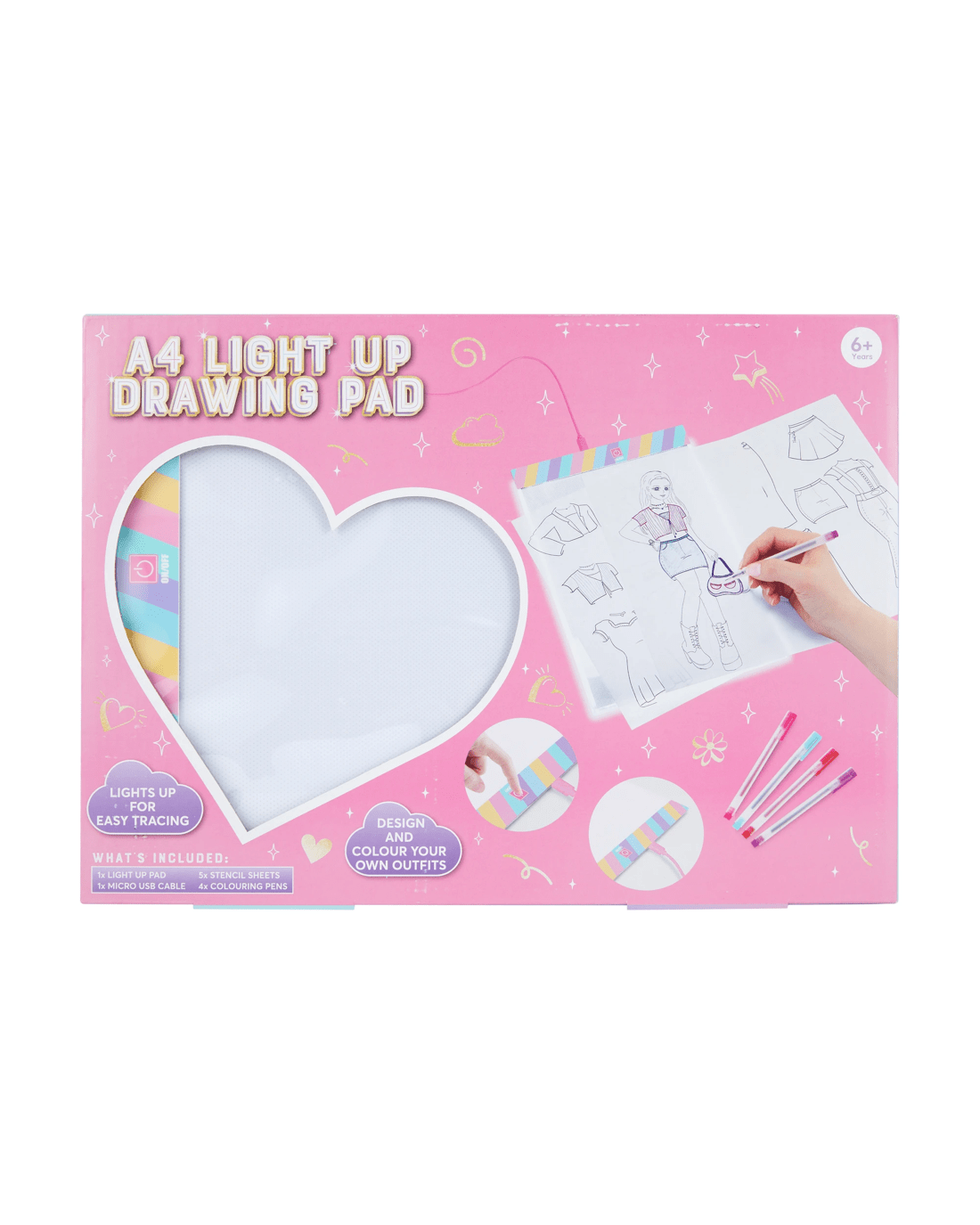 1 A4 Light Up Drawing Pad, 1 of 9