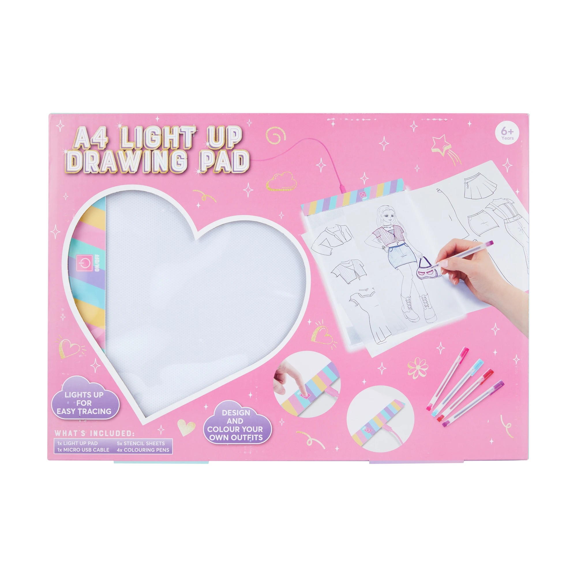 1 A4 Light Up Drawing Pad, 1 of 9