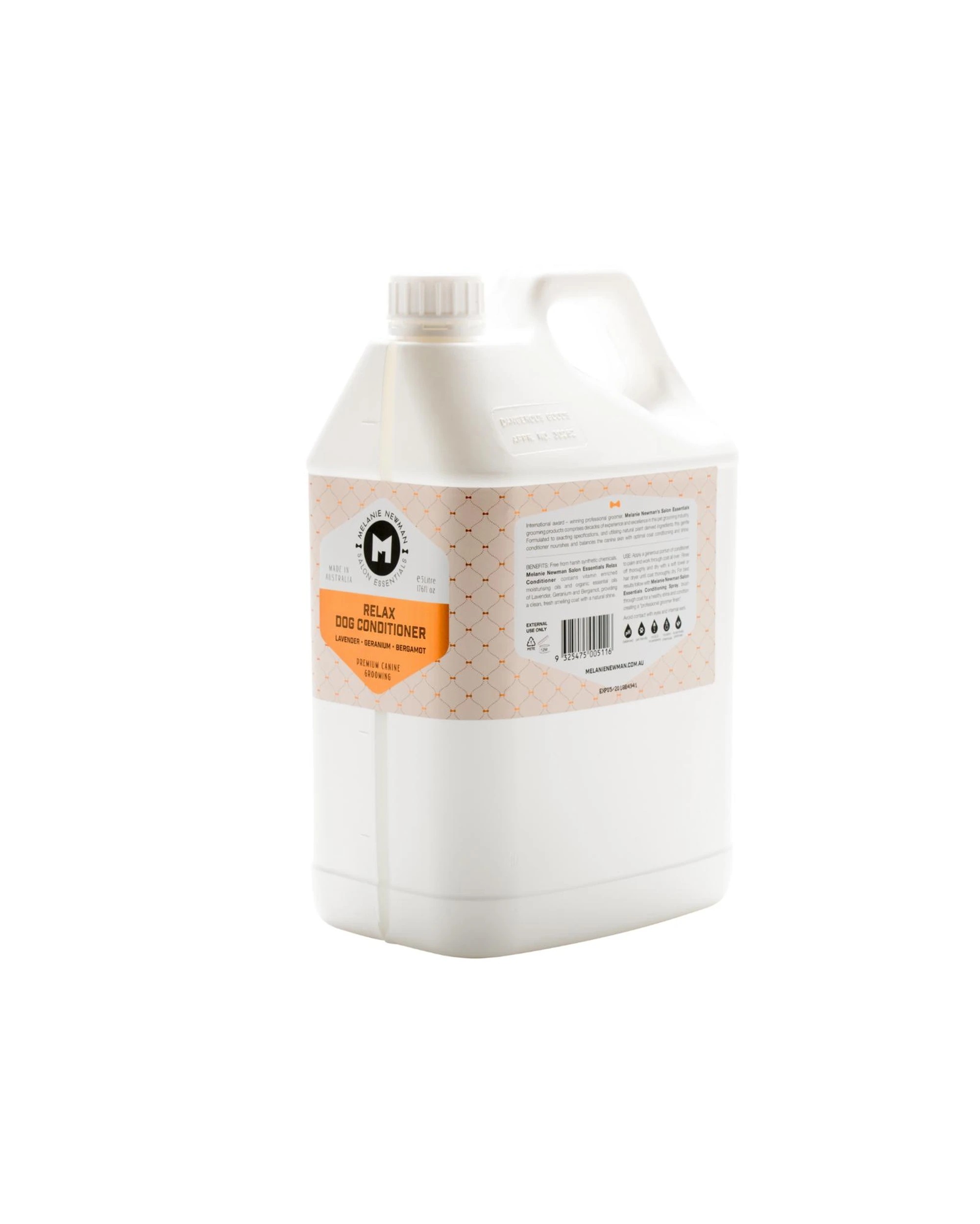 1 Melanie Newman Relax Dog Conditioner Lavender Geranium & Bergamot 5L, 1 of 1