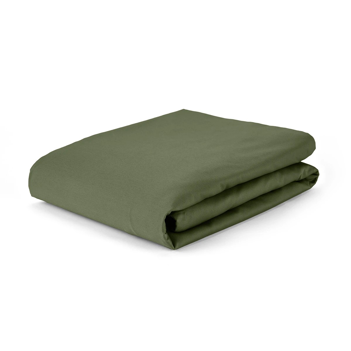 2 500 Thread Count Cotton Fitted Sheet - Double Bed, Forest, 2 of 3