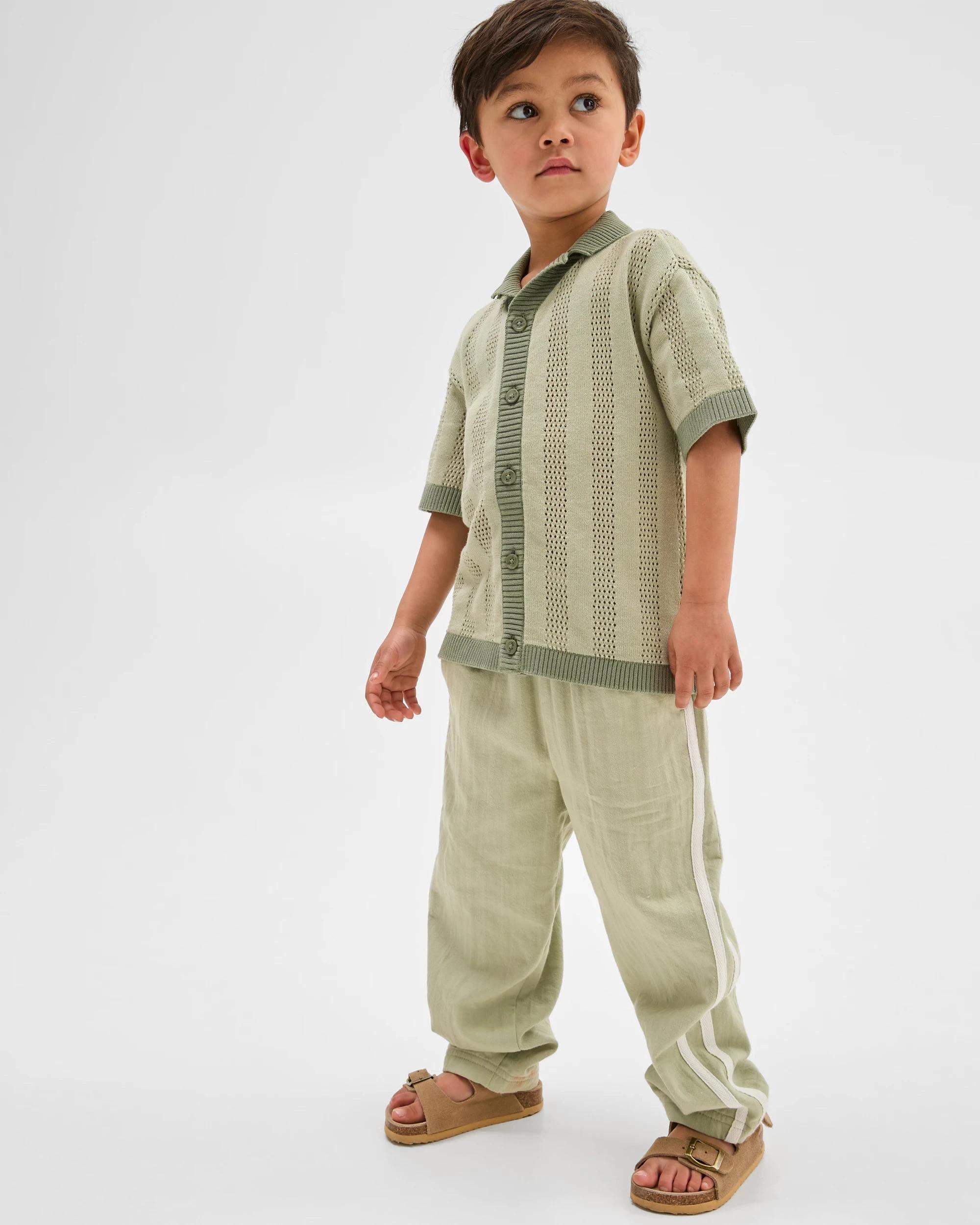 2 Target Australian Cotton Knit Shirt KHAKI, 2 of 6