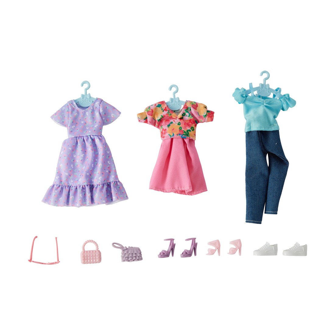 6 11 Piece Doll and Wardrobe Set, 6 of 7