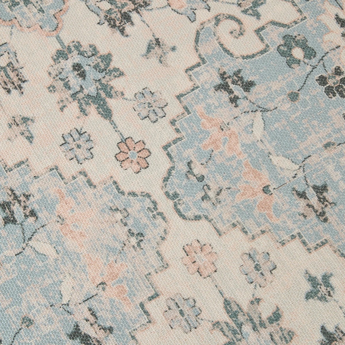 4 Inaya Washable Runner - Blue - 300cm x 80cm, 4 of 9