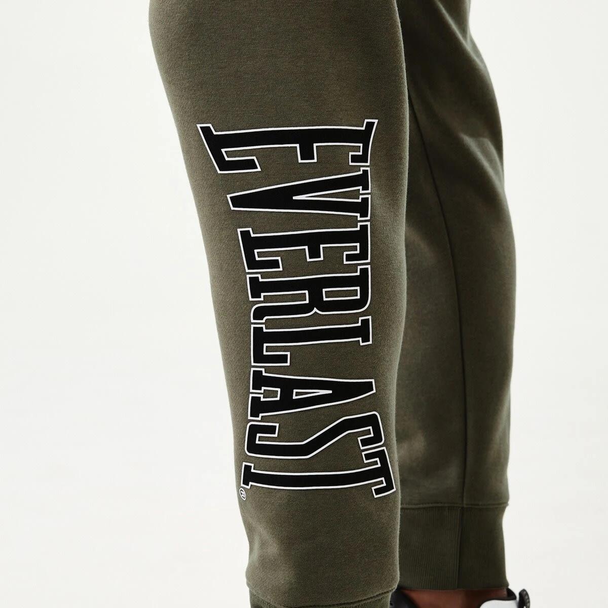 6 Everlast Mens Block Trackpants EVER KHAKI, 6 of 7