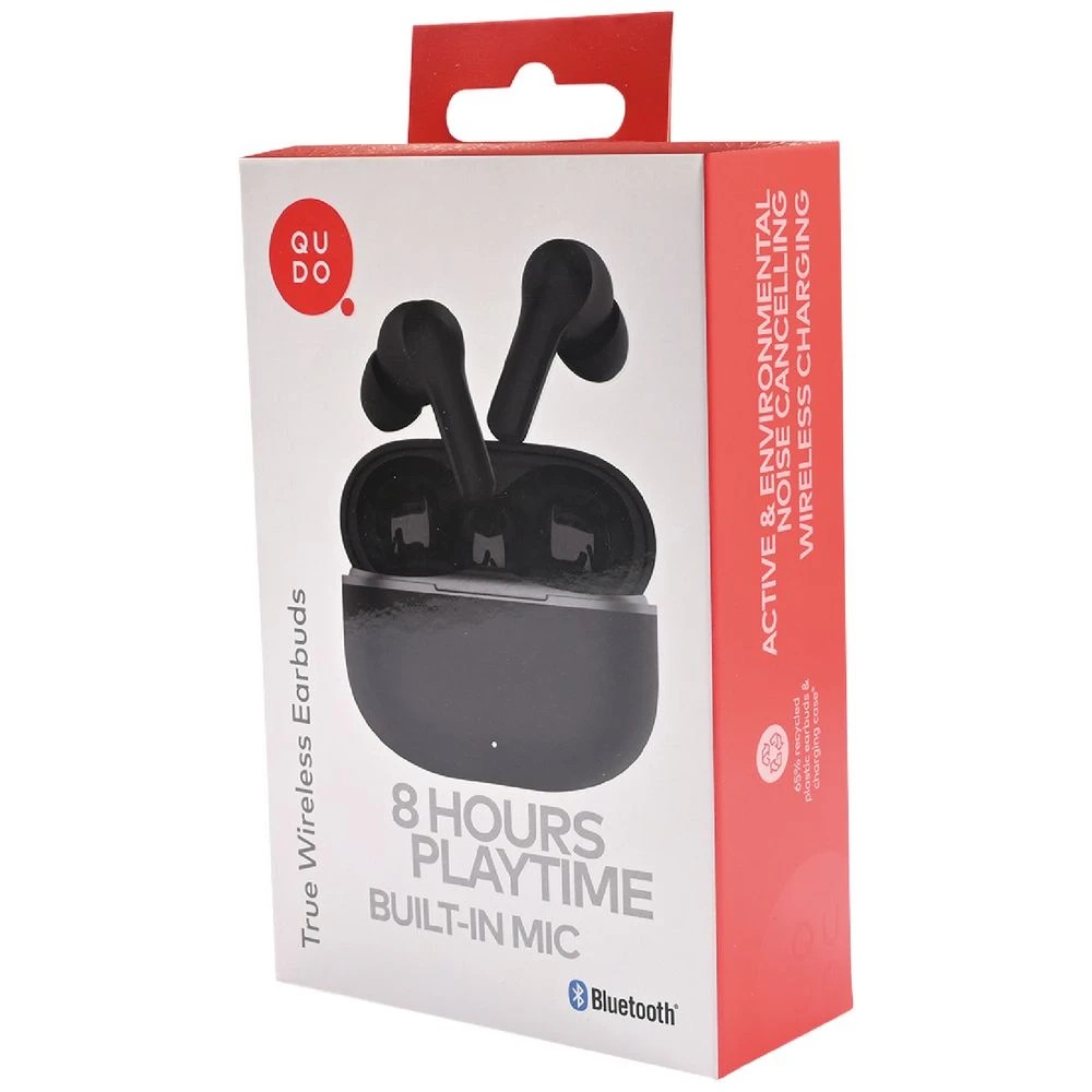 8 Qudo ANC TWS Earphones Black, 8 of 9