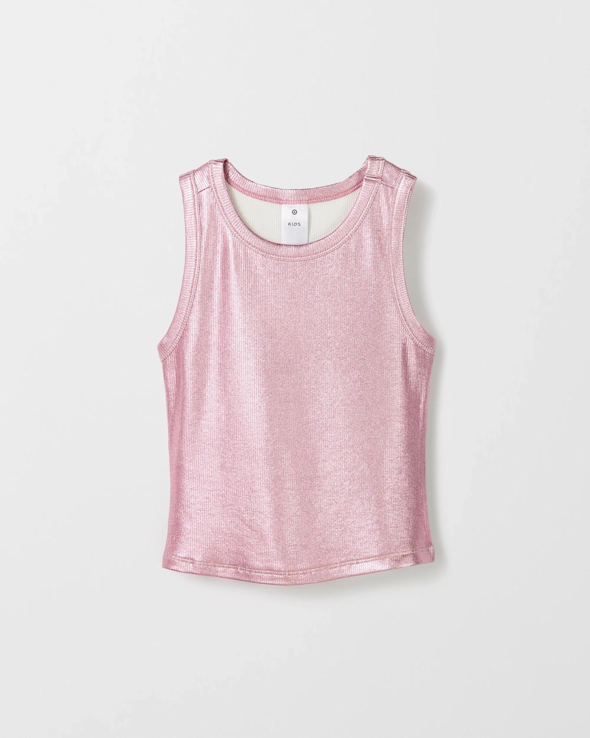 5 Target Metallic Rib Tank CRADLE PINK METALLIC, 5 of 6