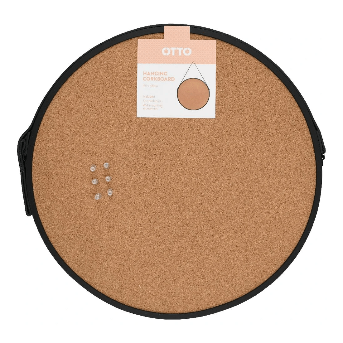 2 Otto Hanging Corkboard 45 x 45cm, 2 of 6