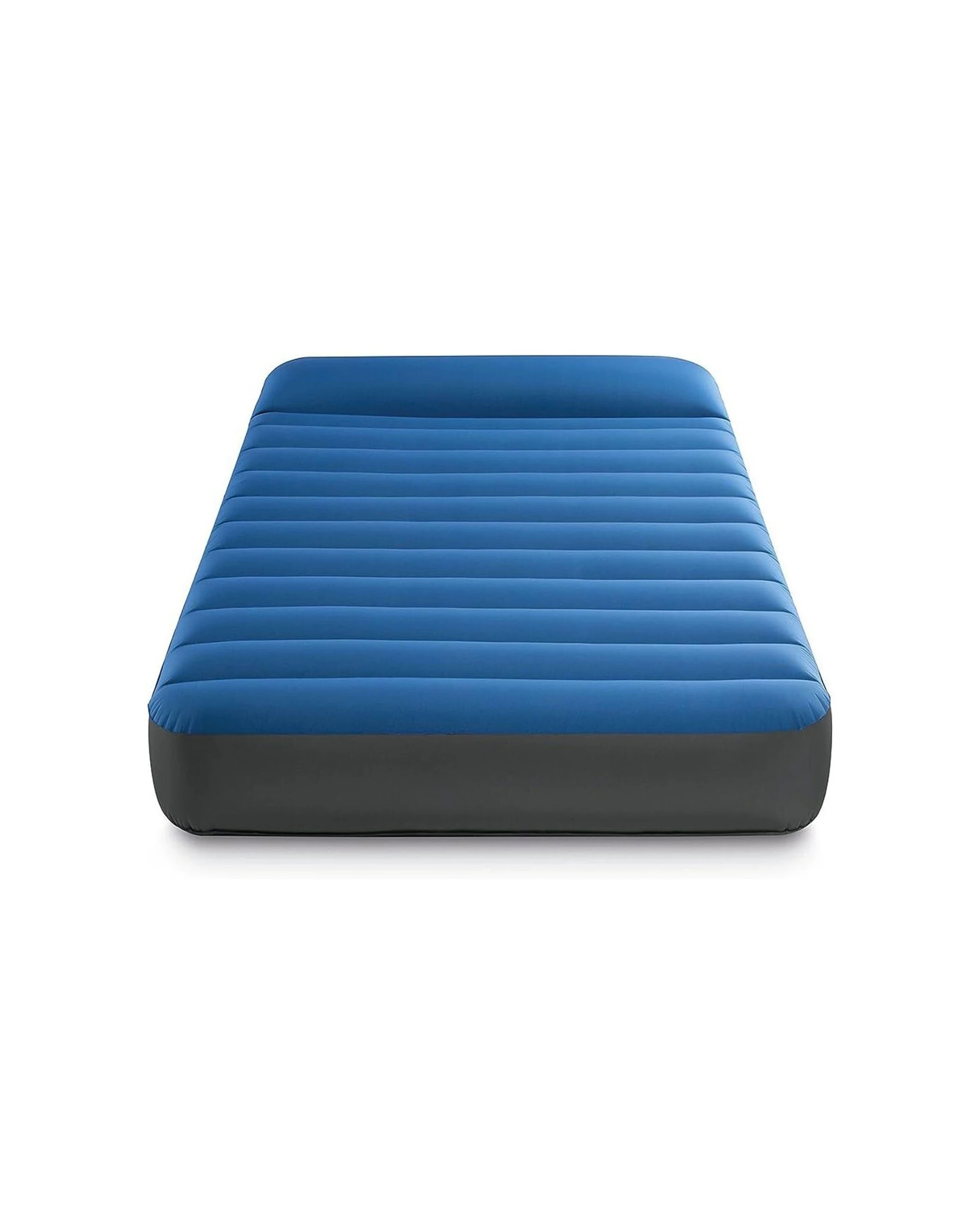 1 Intex Twin Dura-Beam Inflatable Pillow Mat Airbed With USB150 Pump - Single Bed - Blue, 1 of 2
