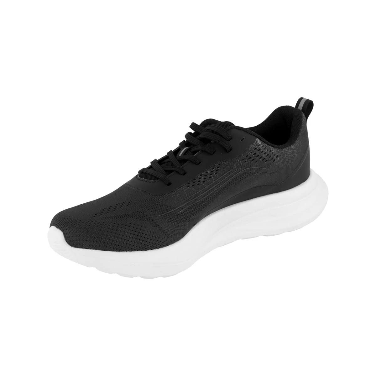 4 Active Mens Detailed Runner Shoes CHAR GREY, 4 of 6