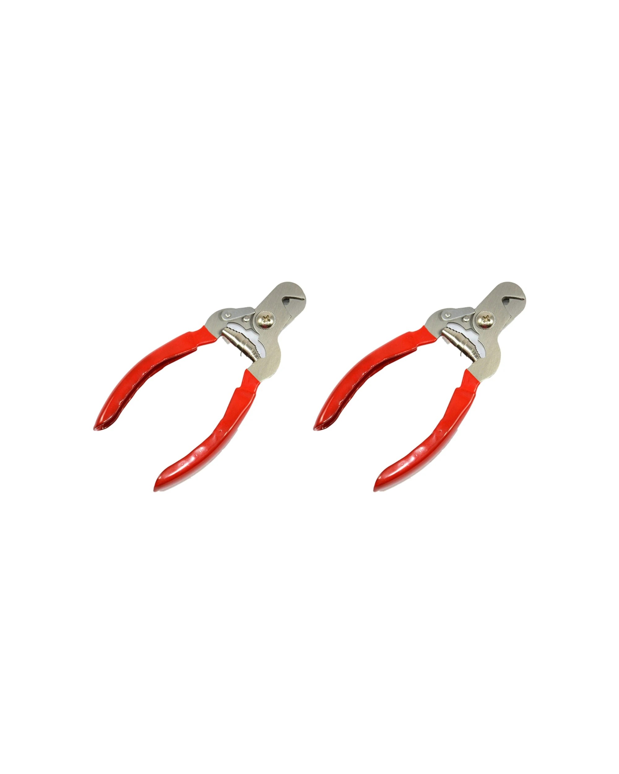 1 Cotton More 2pc Dog Cat Nail Clippers Grooming Scissors Ergonomic 14cm - Red, 1 of 1
