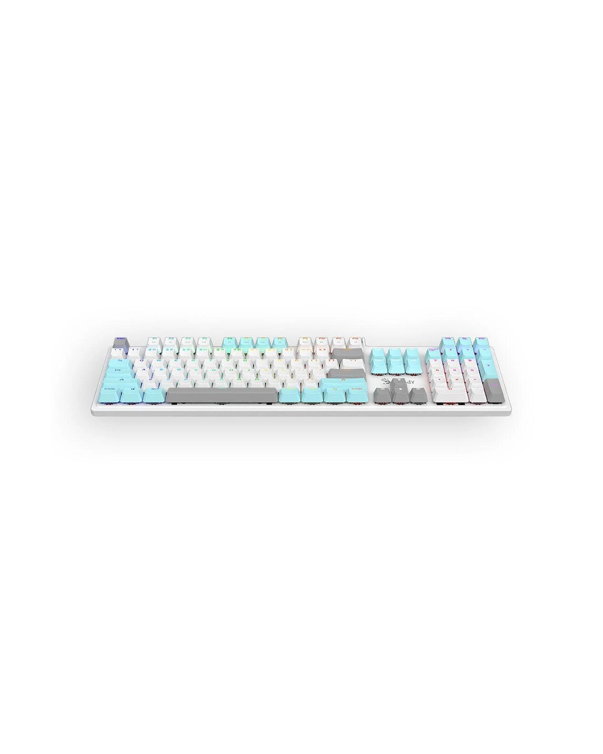 4 Bloody S520N BLMS Icy White FullSize HighSpeed RGB Gaming Keyboard, 4 of 5
