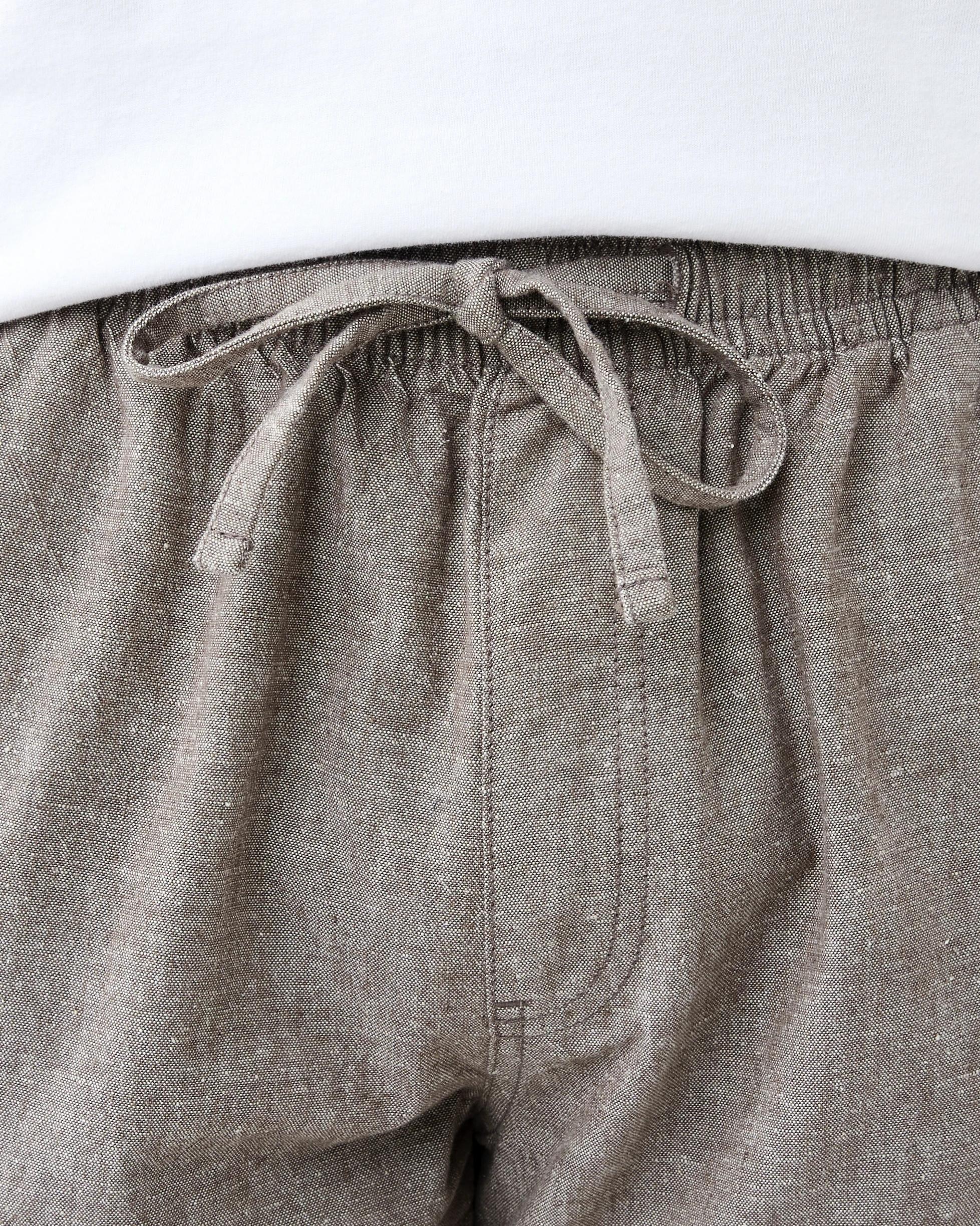 4 Elastic Waist Textured Cargo Pants Brn Eagle, 4 of 6