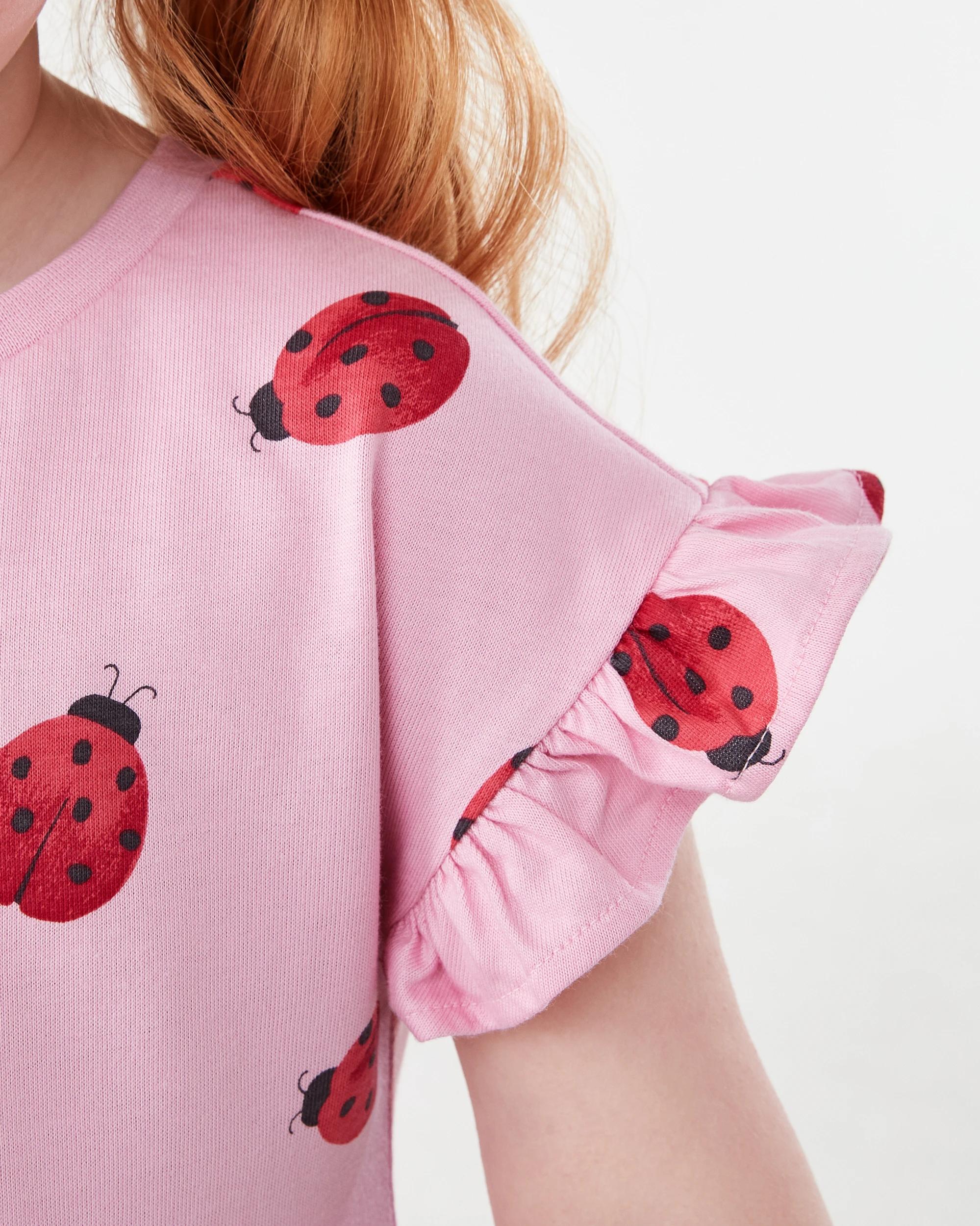 5 Jersey Dress Pnk Bug, 5 of 8