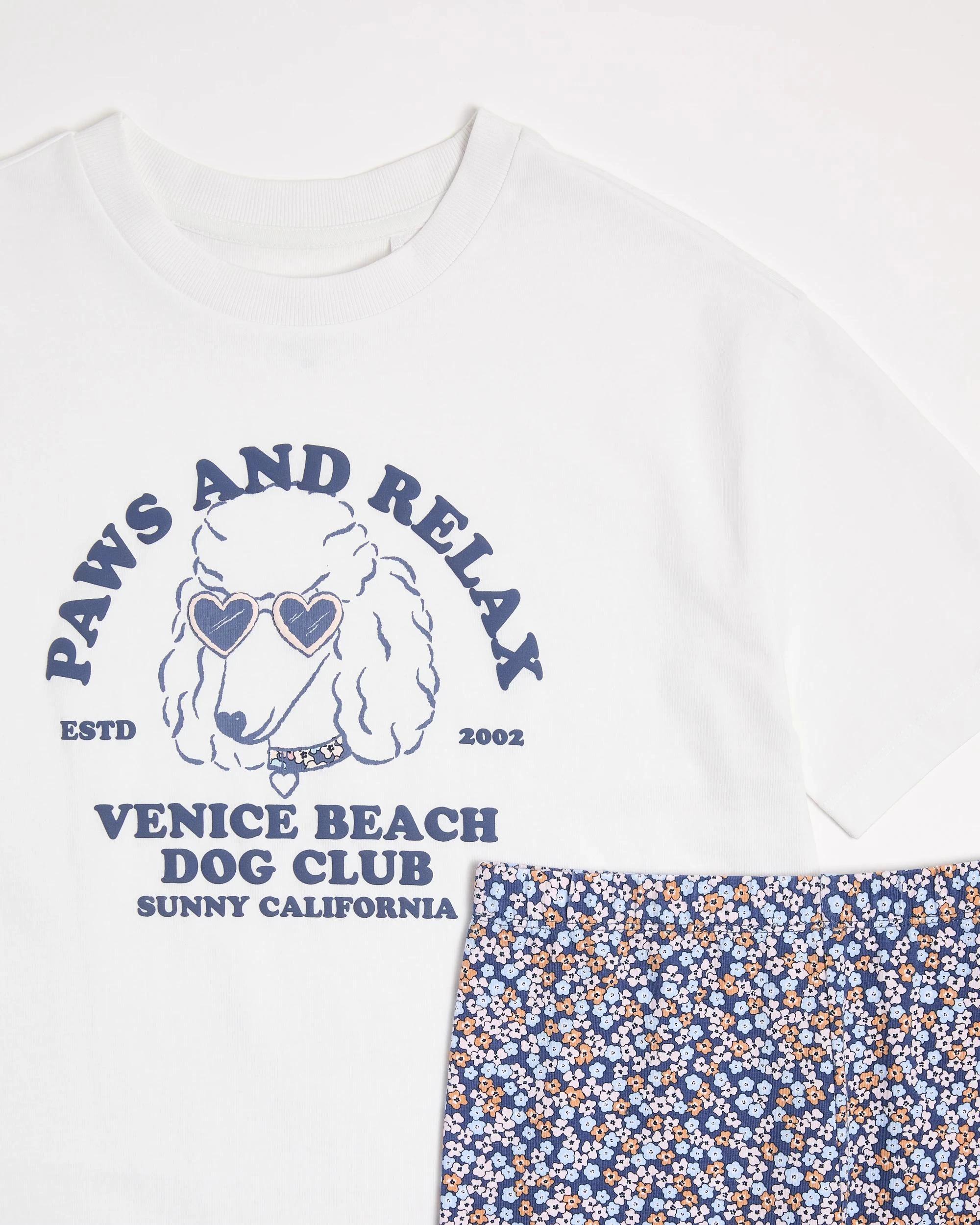 5 Target Australian Cotton T-shirt and Short 2 Piece Set PUPPY DITSY, 5 of 5