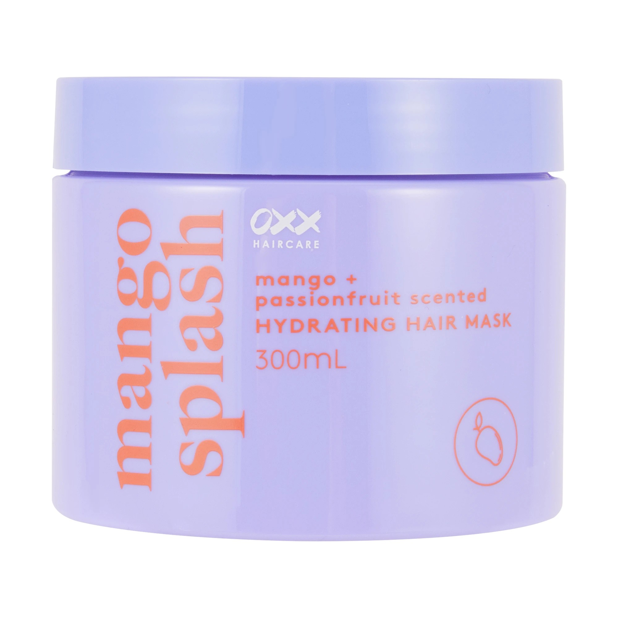 1 OXX Haircare Mango Splash Hydrating Hair Mask 300ml - Mango and Passionfruit Scented, 1 of 5