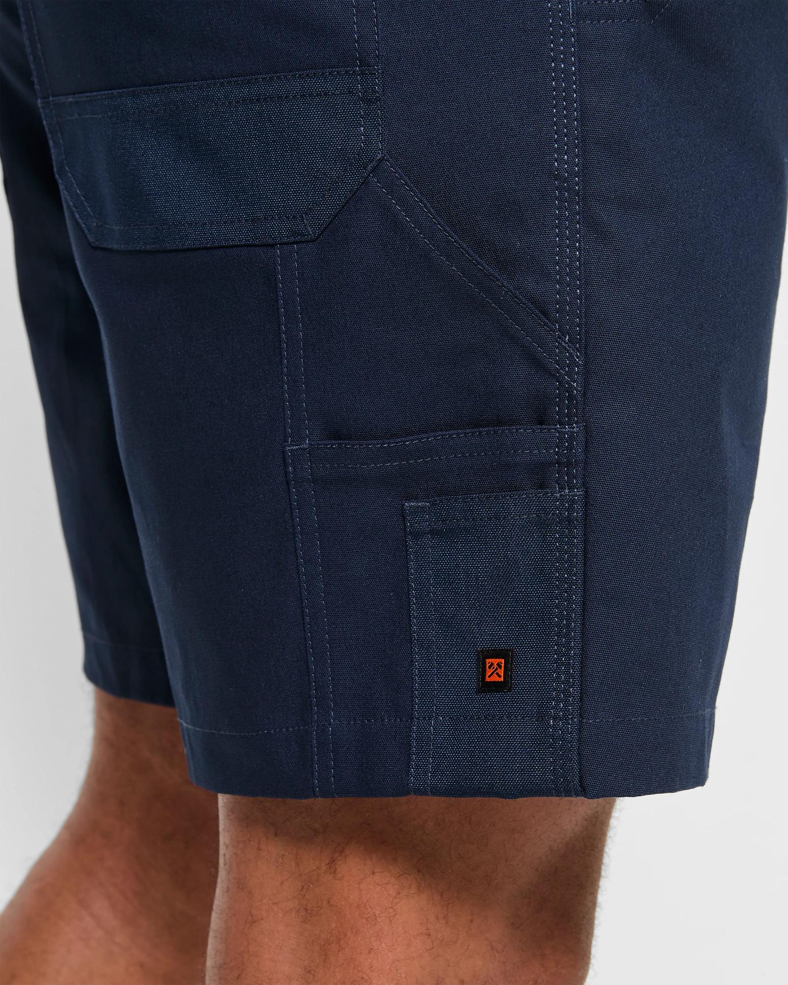 5 Australian Cotton Work Shorts - Graphite NAVY BLUE, 5 of 5