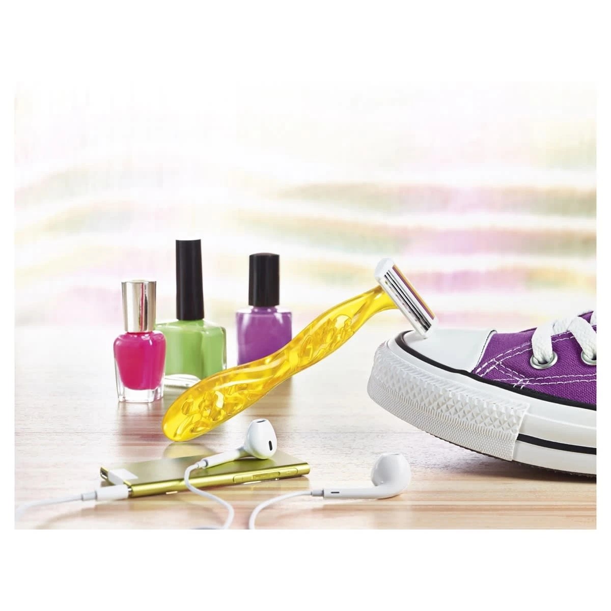 9 BIC 3 Pack Simply Soleil Womens Disposable Razors, 9 of 10