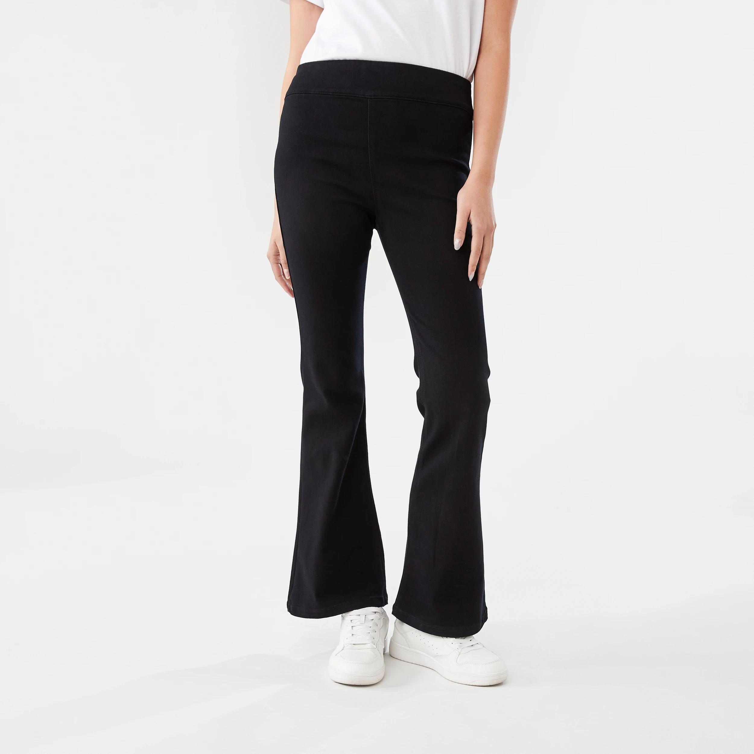 1 Flare Denim Jeggings BLACK, 1 of 8