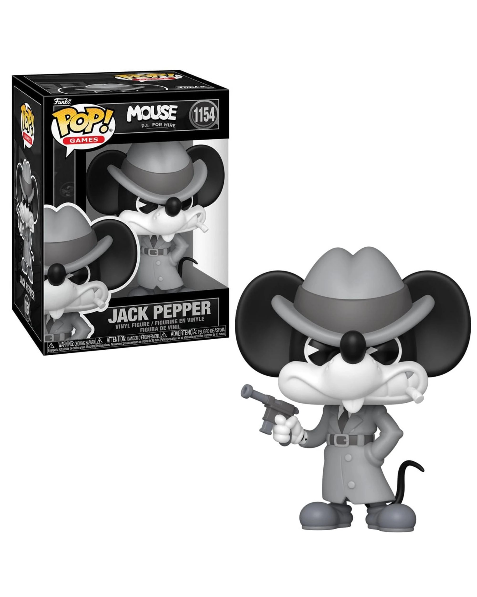 1 Mouse: P.I. for Hire Jack Pepper Funko POP! Vinyl, 1 of 1