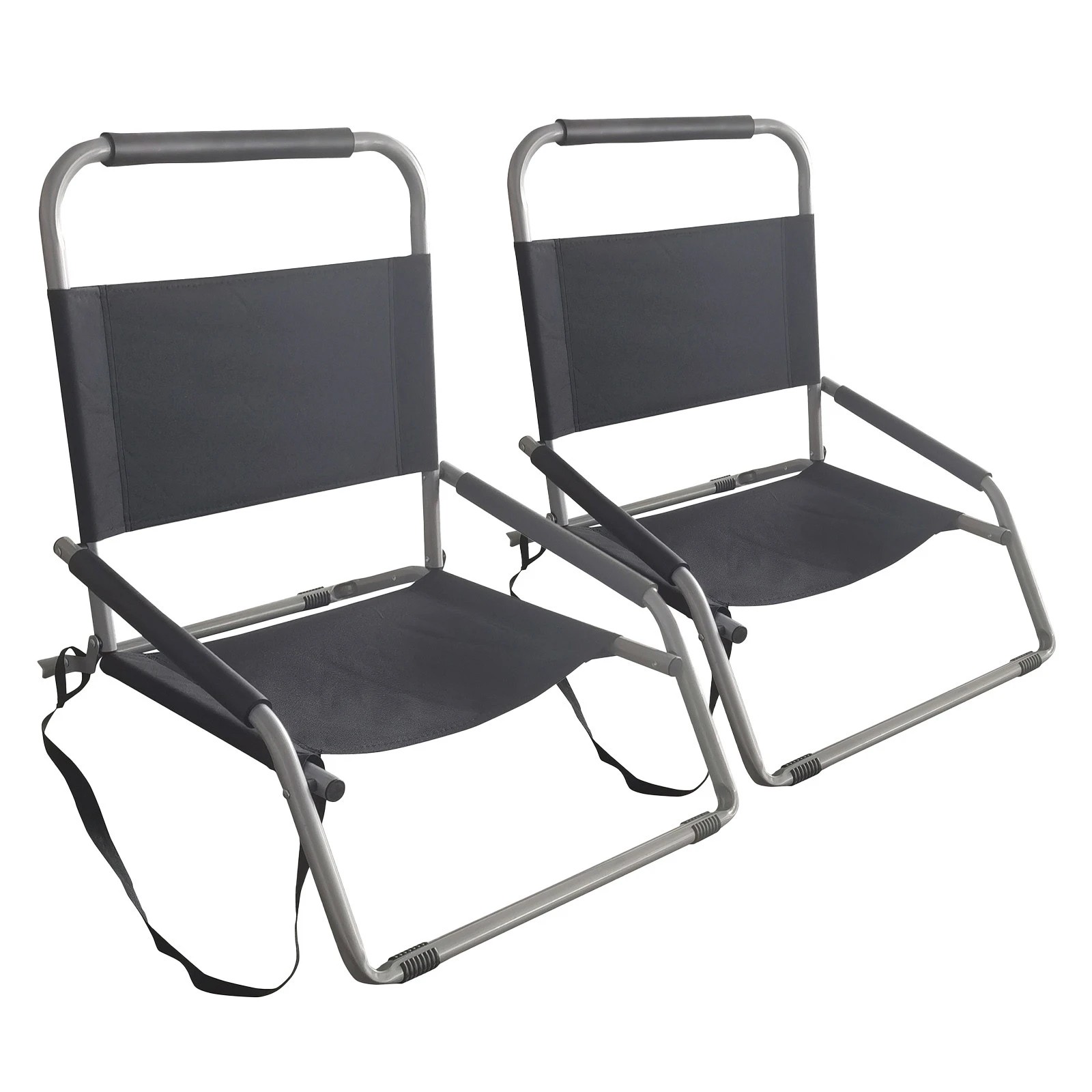 1 Havana Outdoors Beach Chair Folding Portable Summer Camping Outdoors 2 Pack - Black, 1 of 5