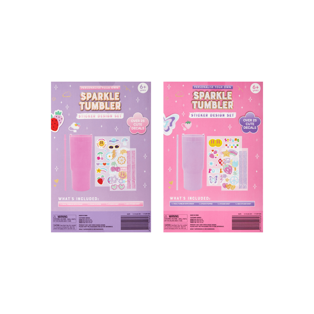 5 Sparkle Tumbler Sticker Design Set - Assorted, 5 of 5