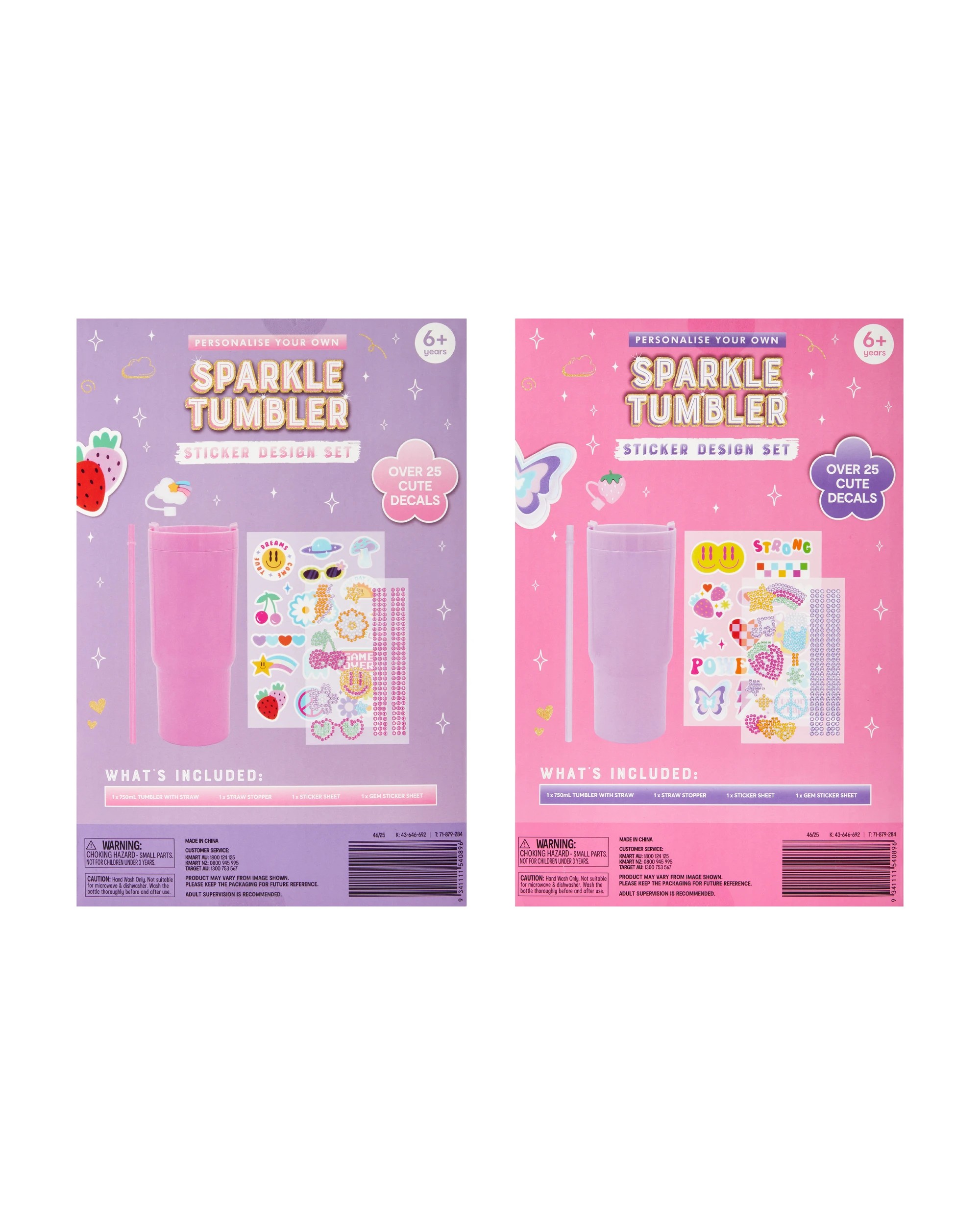 5 Sparkle Tumbler Sticker Design Set - Assorted, 5 of 5