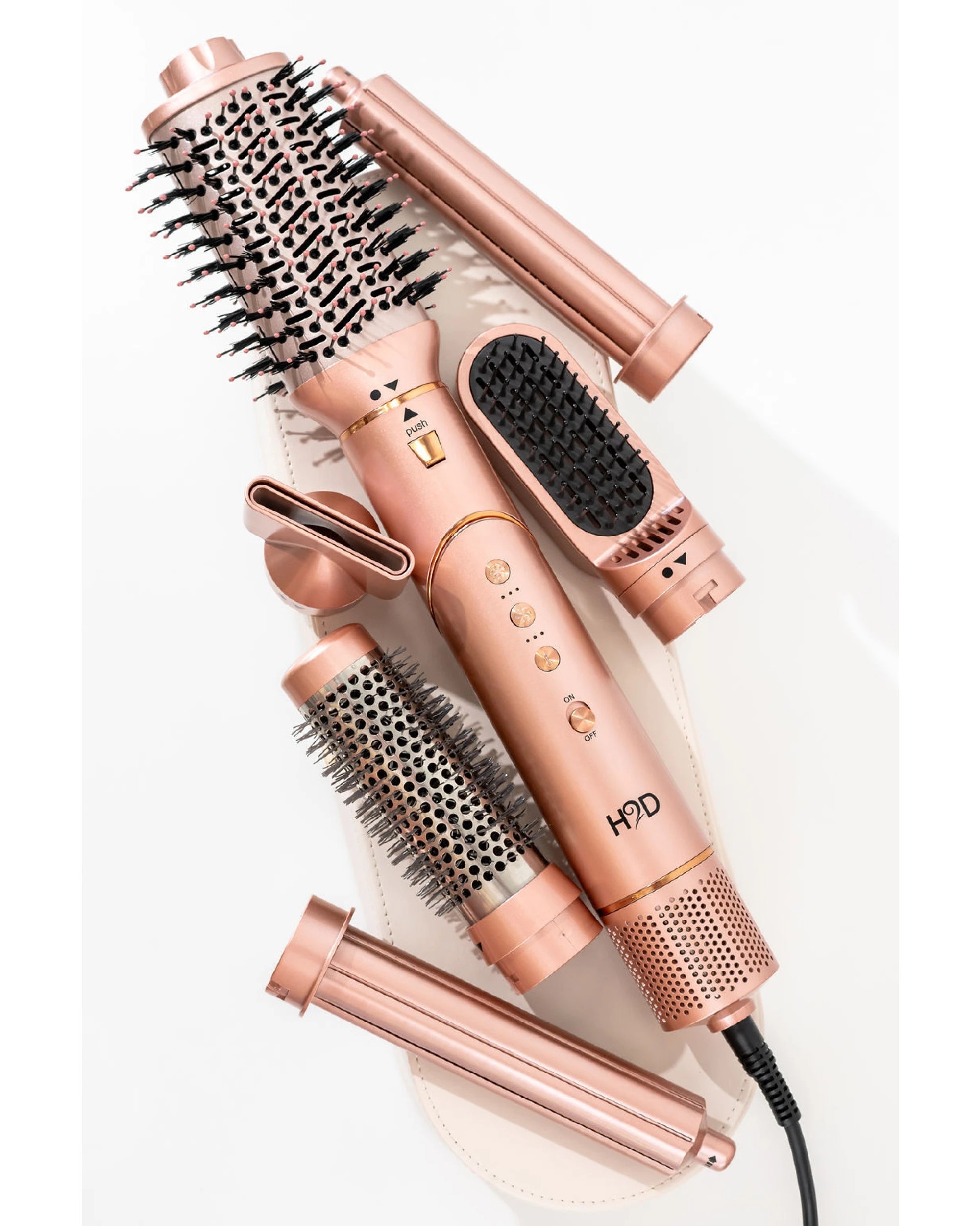 3 H2D 6-in-1 Ultra Styler Hair Styling Tool in Rose Gold, 3 of 10