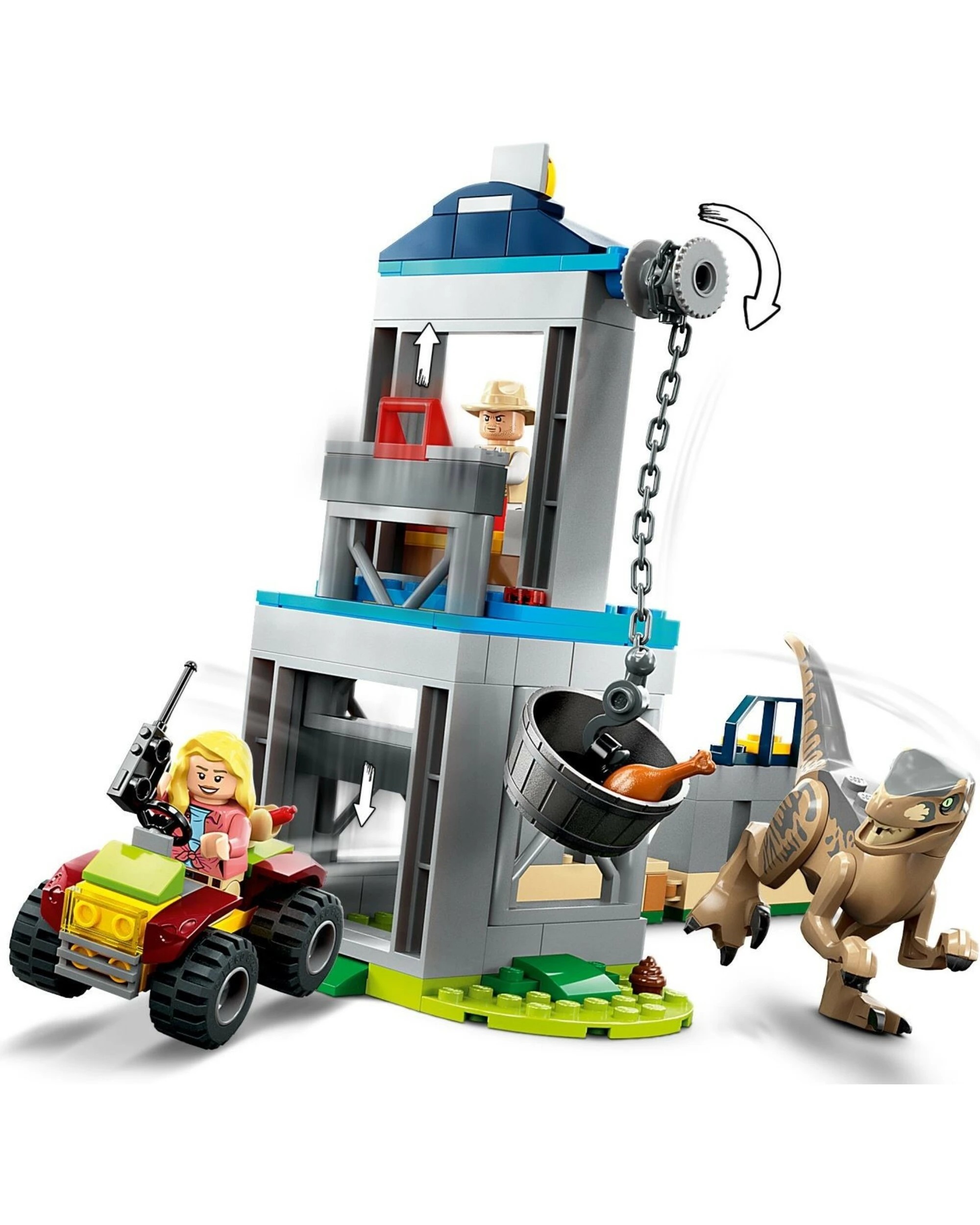 3 LEGO 76957 Velociraptor Escape Jurassic World, 3 of 5