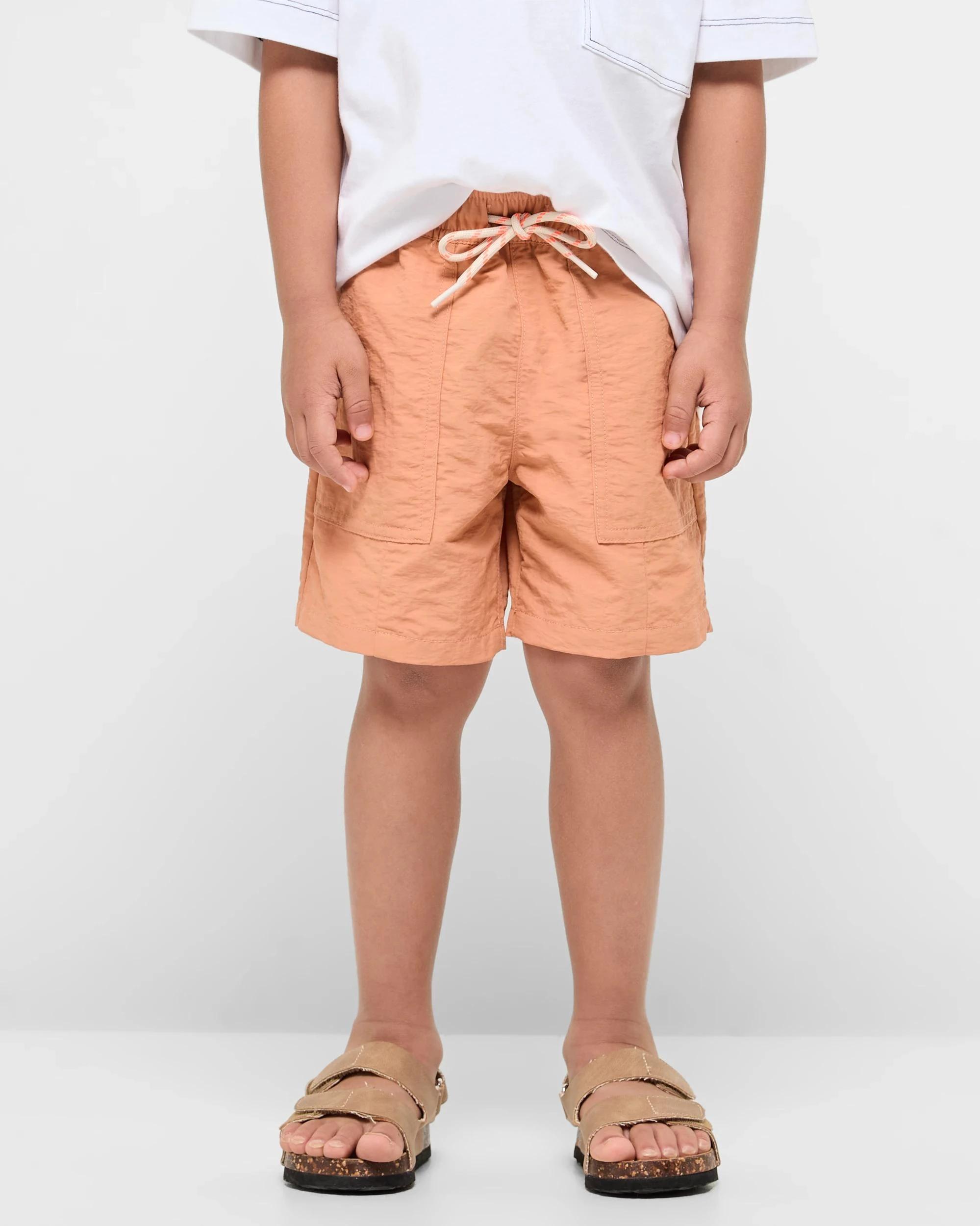 1 Target Nylon Volley Shorts BROWN, 1 of 5