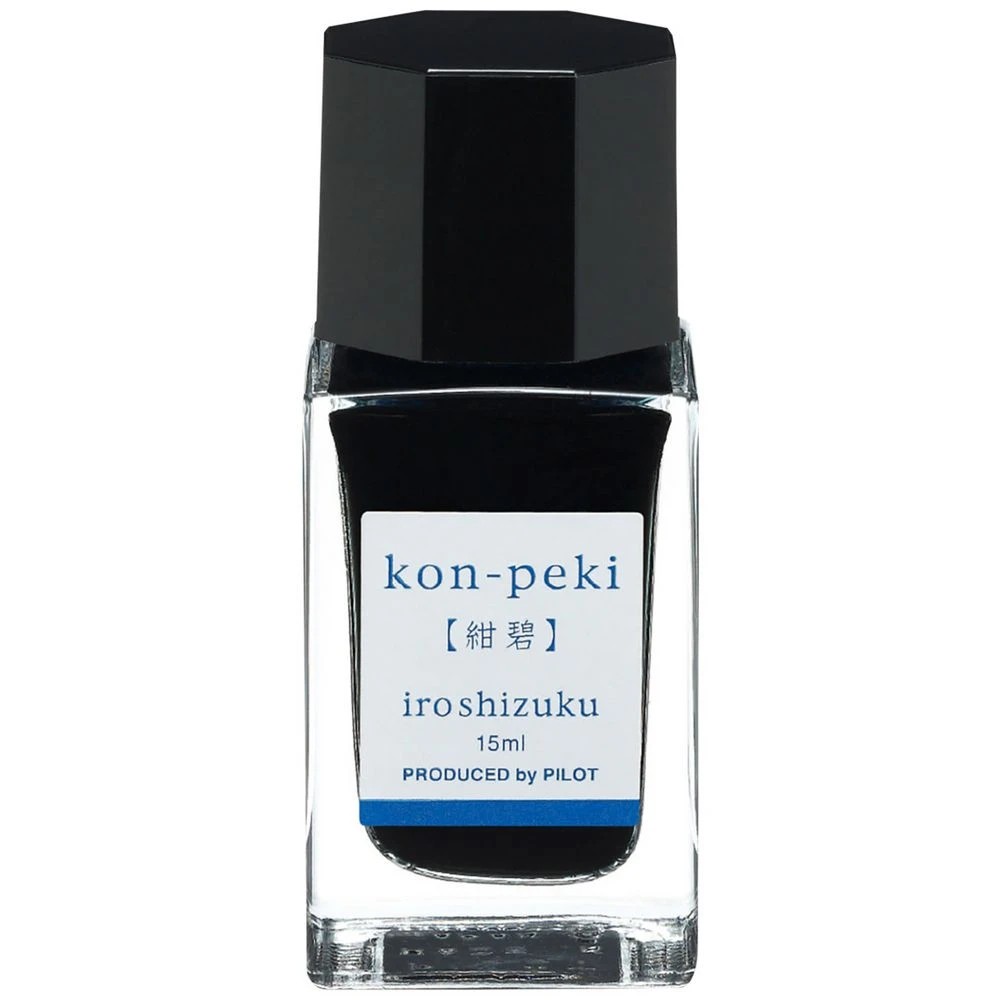1 PILOT Iroshizuku Fountain Pen Ink 15mL Deep Cerulean Blue, 1 of 2