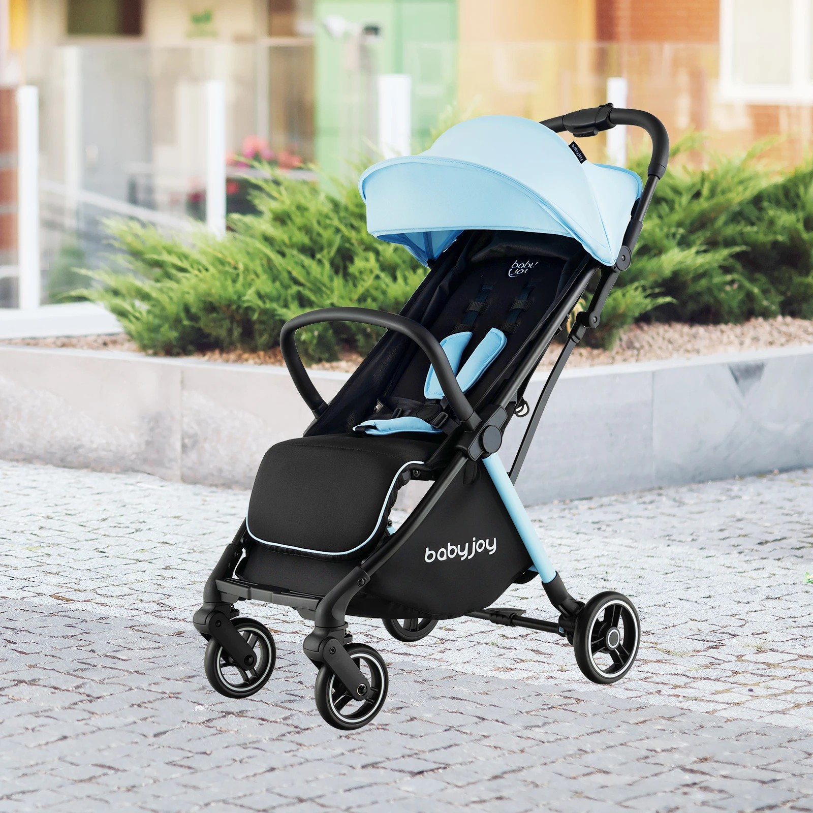 5 Costway Portable Stroller Baby Pram Adjustable Pushchair, 5 of 6