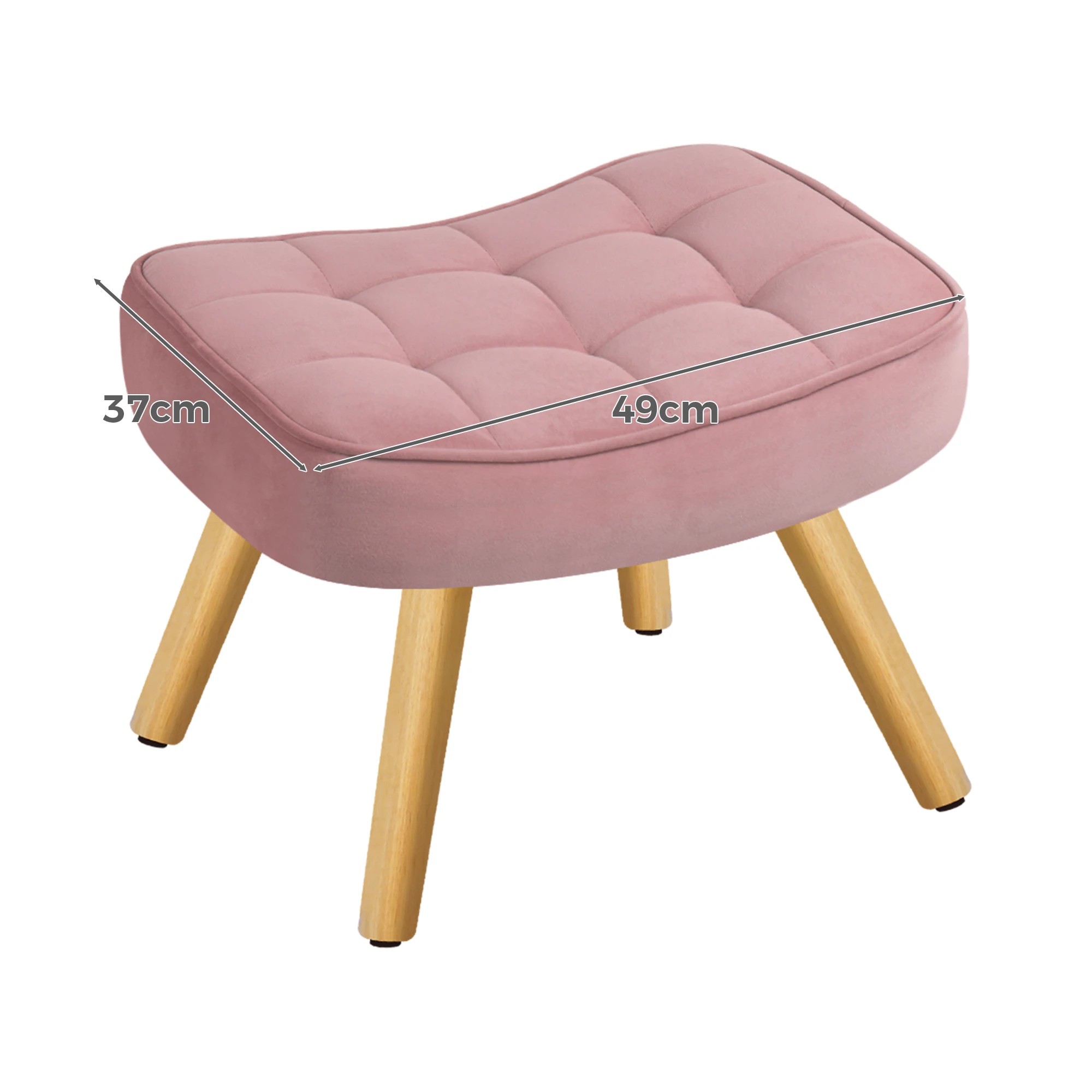 8 Alfordson Armchair Lounge Chair Featherston Contour Chair Ottoman Couch - Pink, 8 of 10